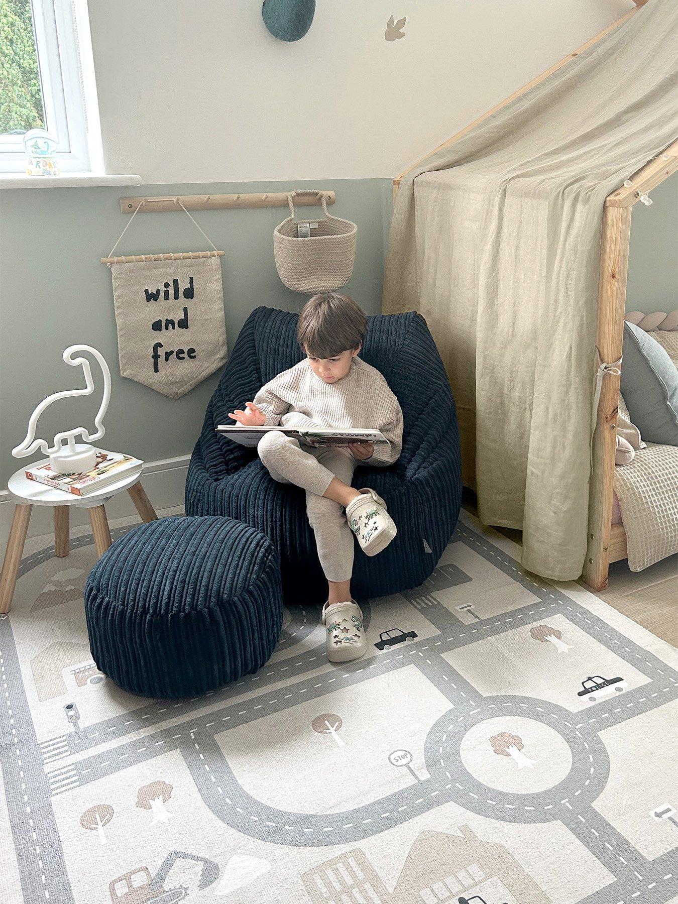 rucomfy Jumbo Cord Big Kids Snuggle Chair Beanbag