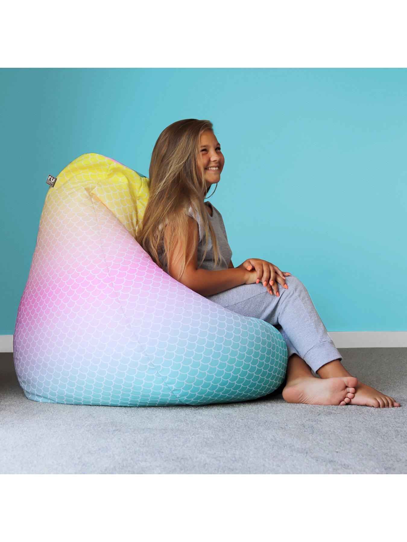 Image 3 of 6 of rucomfy Mermaid Extra Large Classic Children's Beanbag
