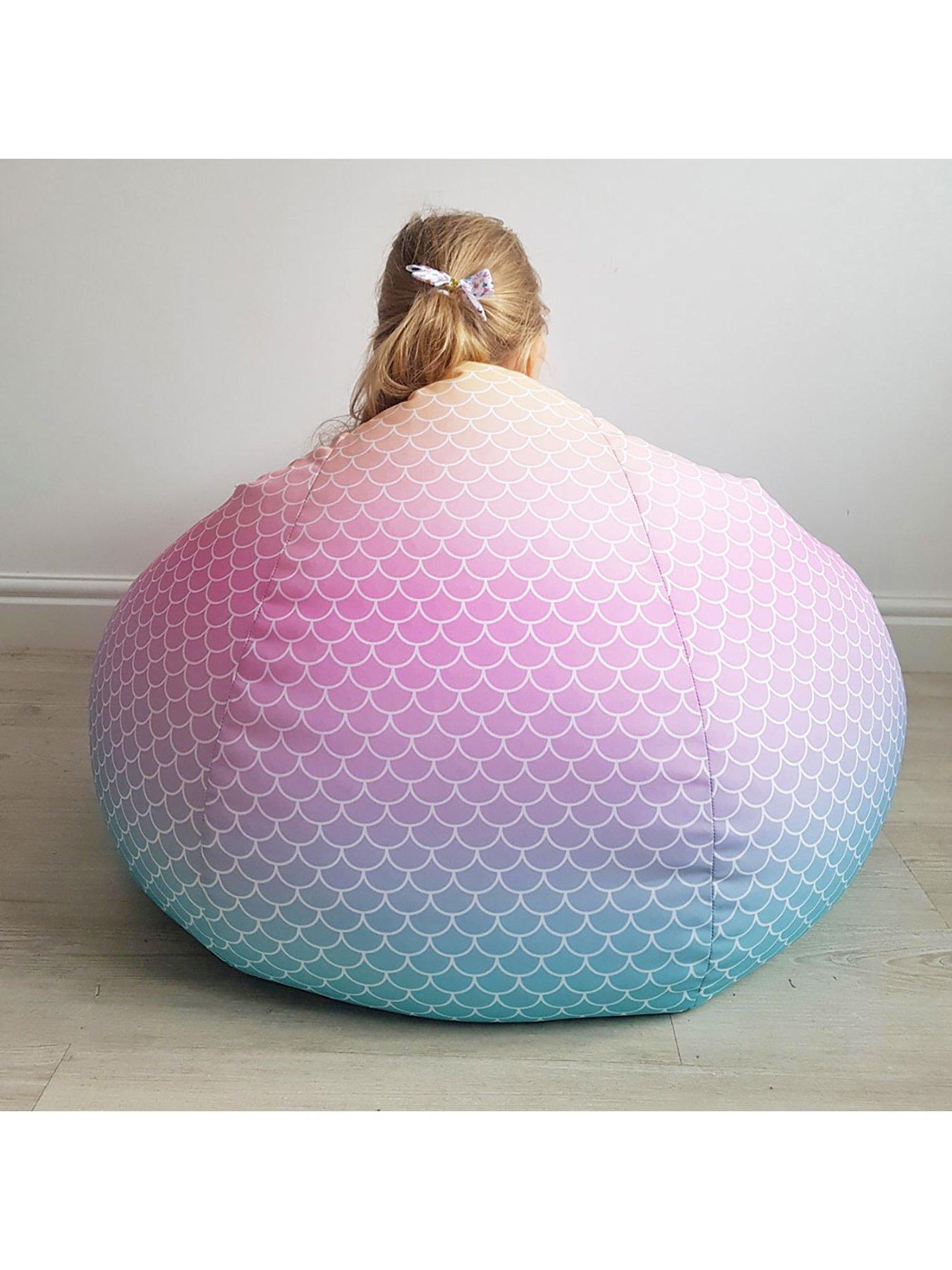 Image 4 of 6 of rucomfy Mermaid Extra Large Classic Children's Beanbag