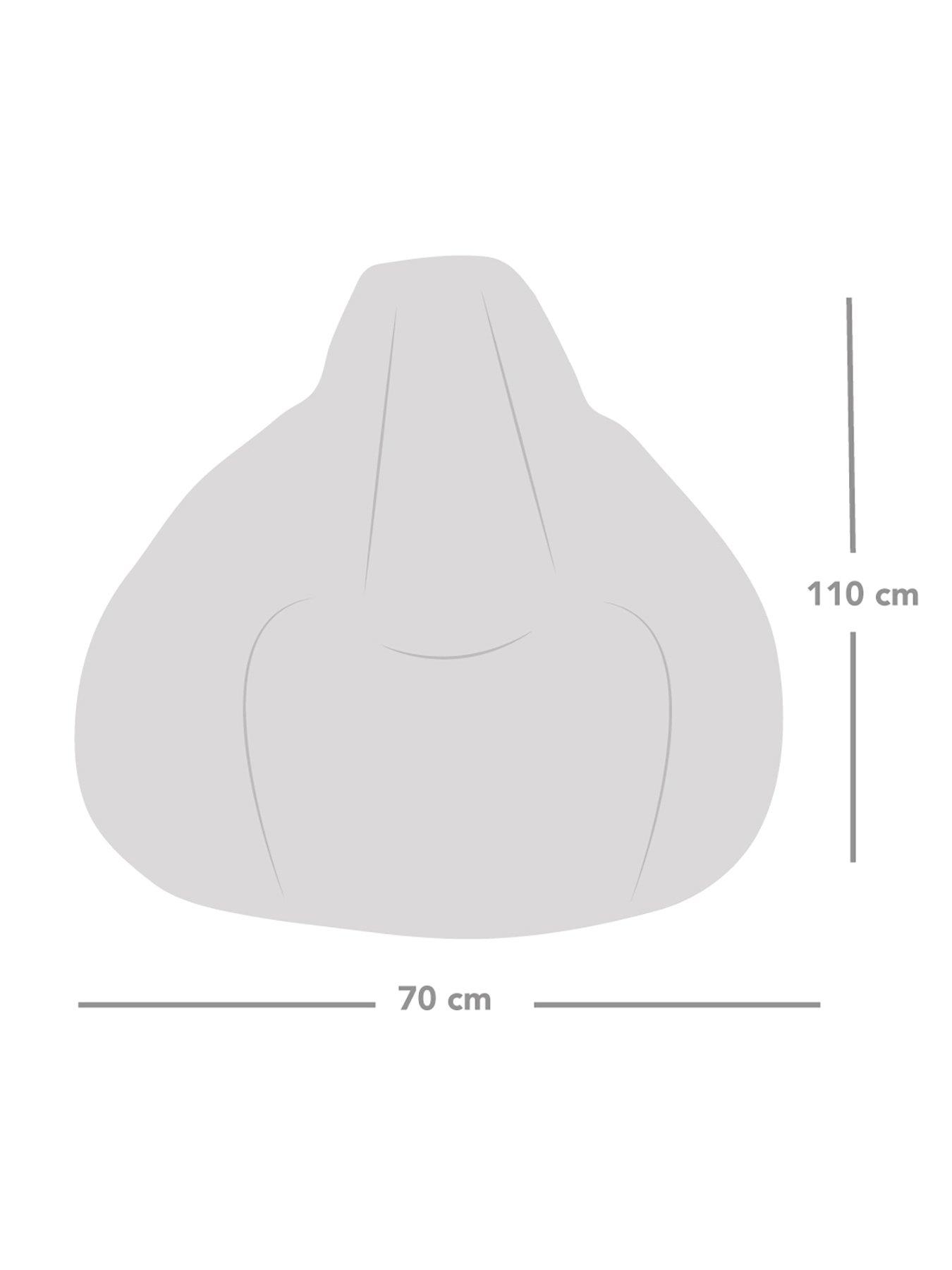 Image 6 of 6 of rucomfy Mermaid Extra Large Classic Children's Beanbag