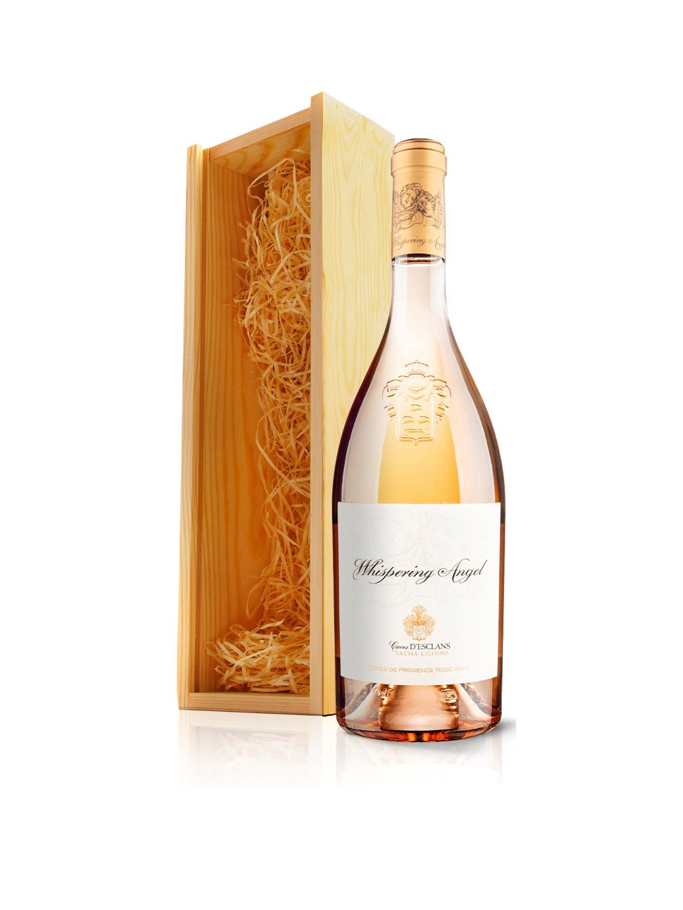 Product photograph of Virgin Wines Whispering Angel Rose In Gift Box from very.co.uk