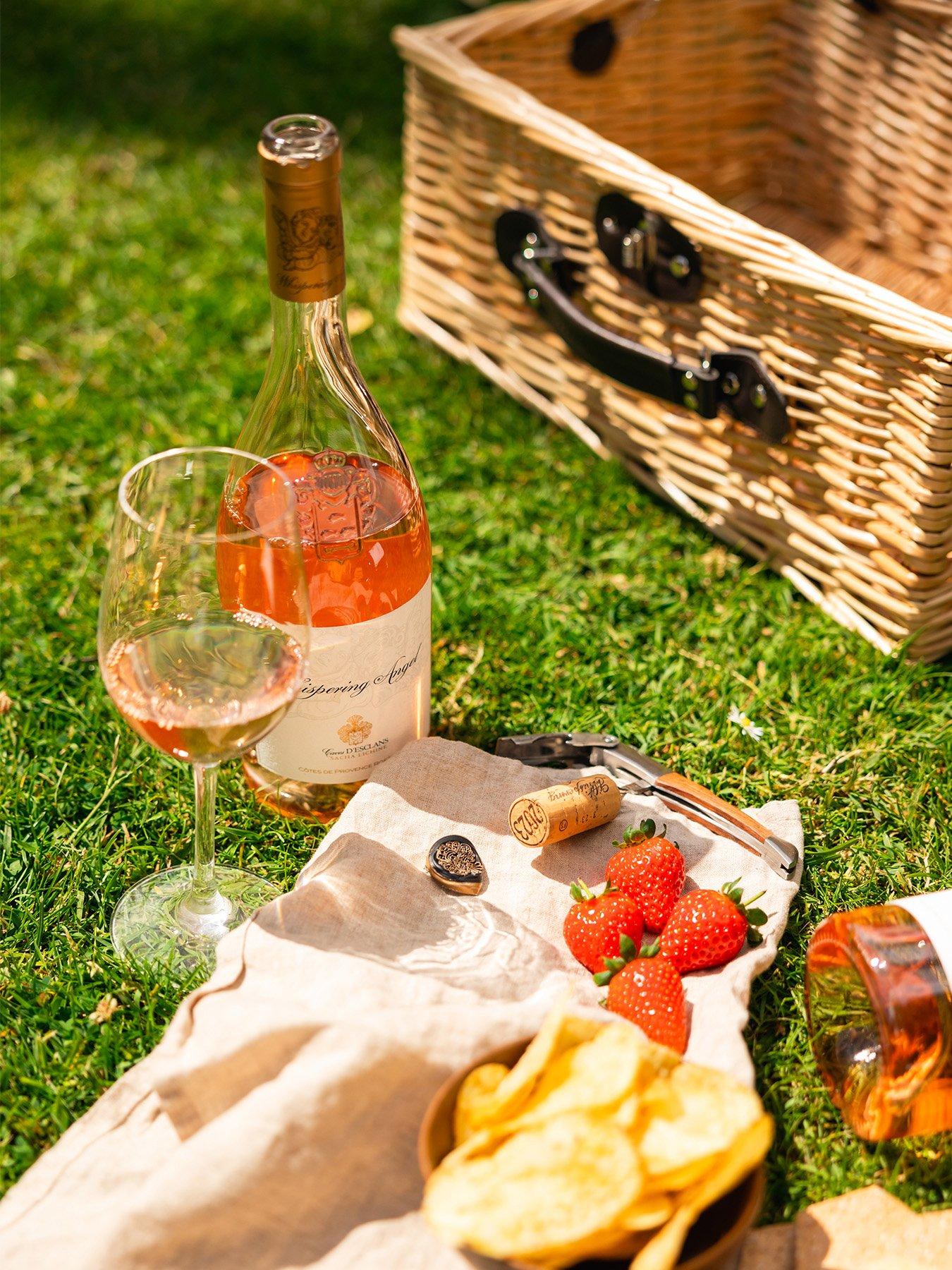Image 4 of 6 of Virgin Wines Whispering Angel Rose in Gift Box
