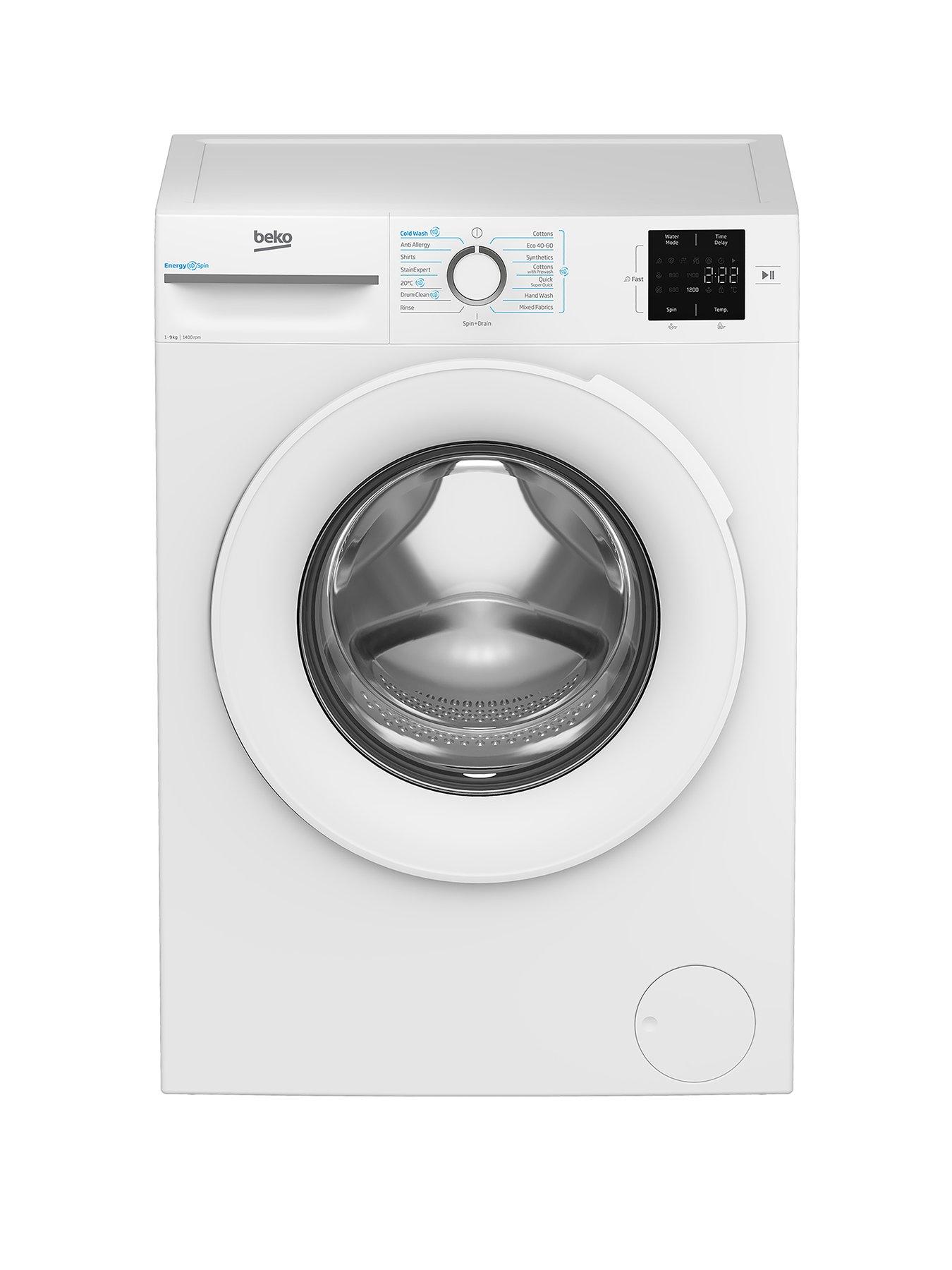 undefined BM3WT3941W 9kg Wash, 1400 Spin Washing Machine - White - A Rated