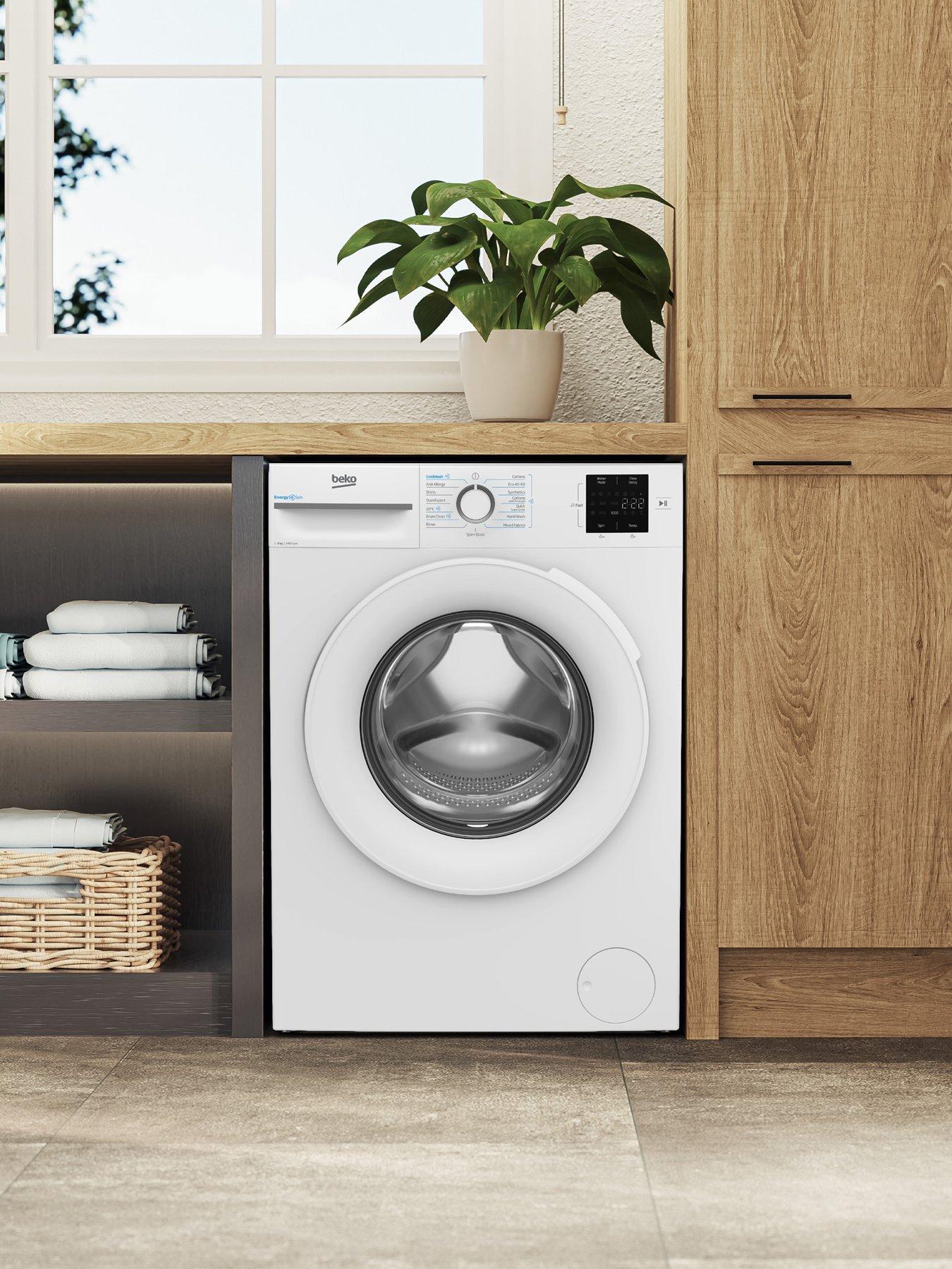 Image 2 of 7 of Beko BM3WT3841W 8kg Wash, 1400 Spin&nbsp;Washing Machine - White - A Rated