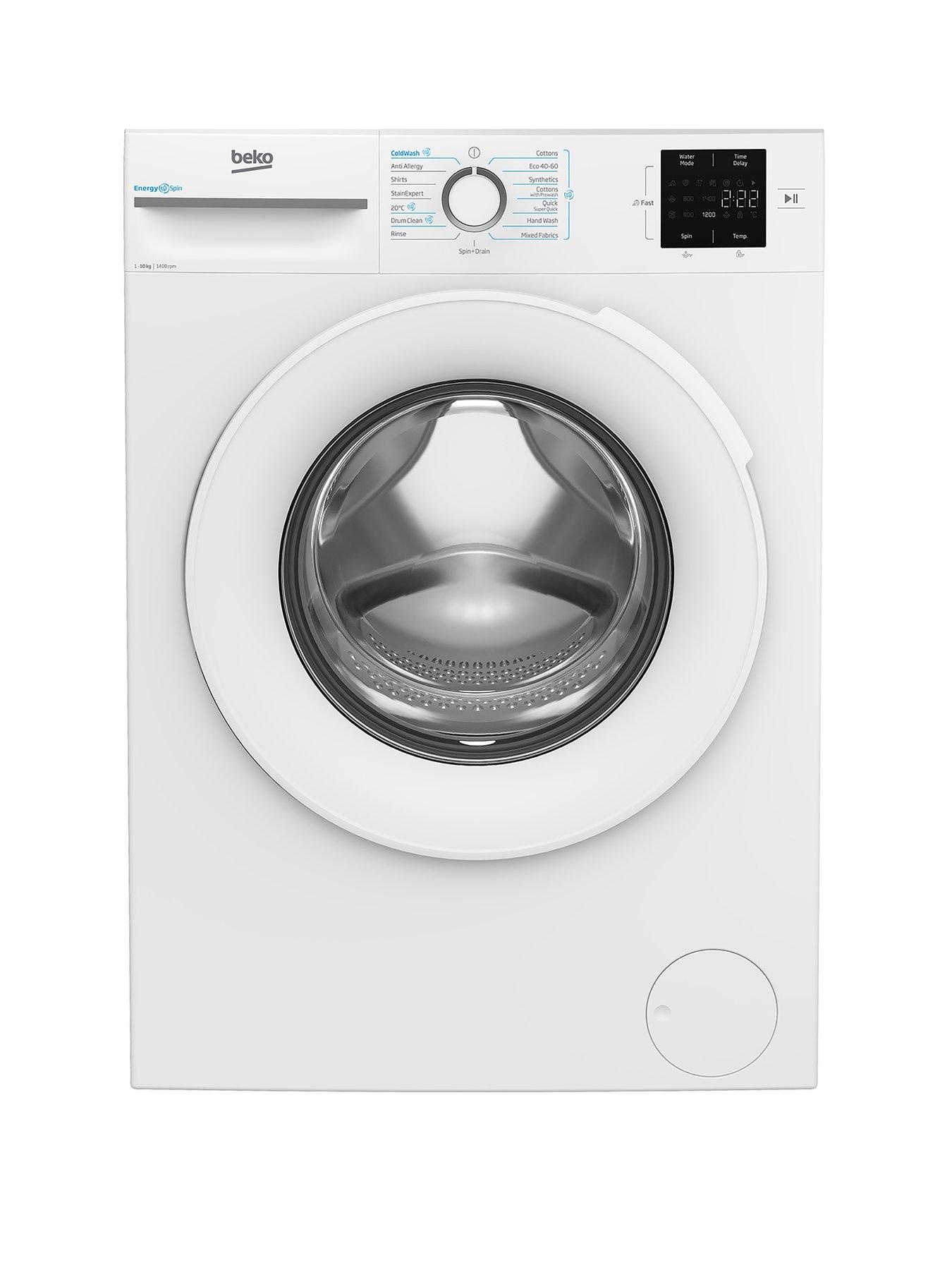 Image of Beko B3W31041W 10kg Wash, 1400 Spin Washing Machine - White - A Rated