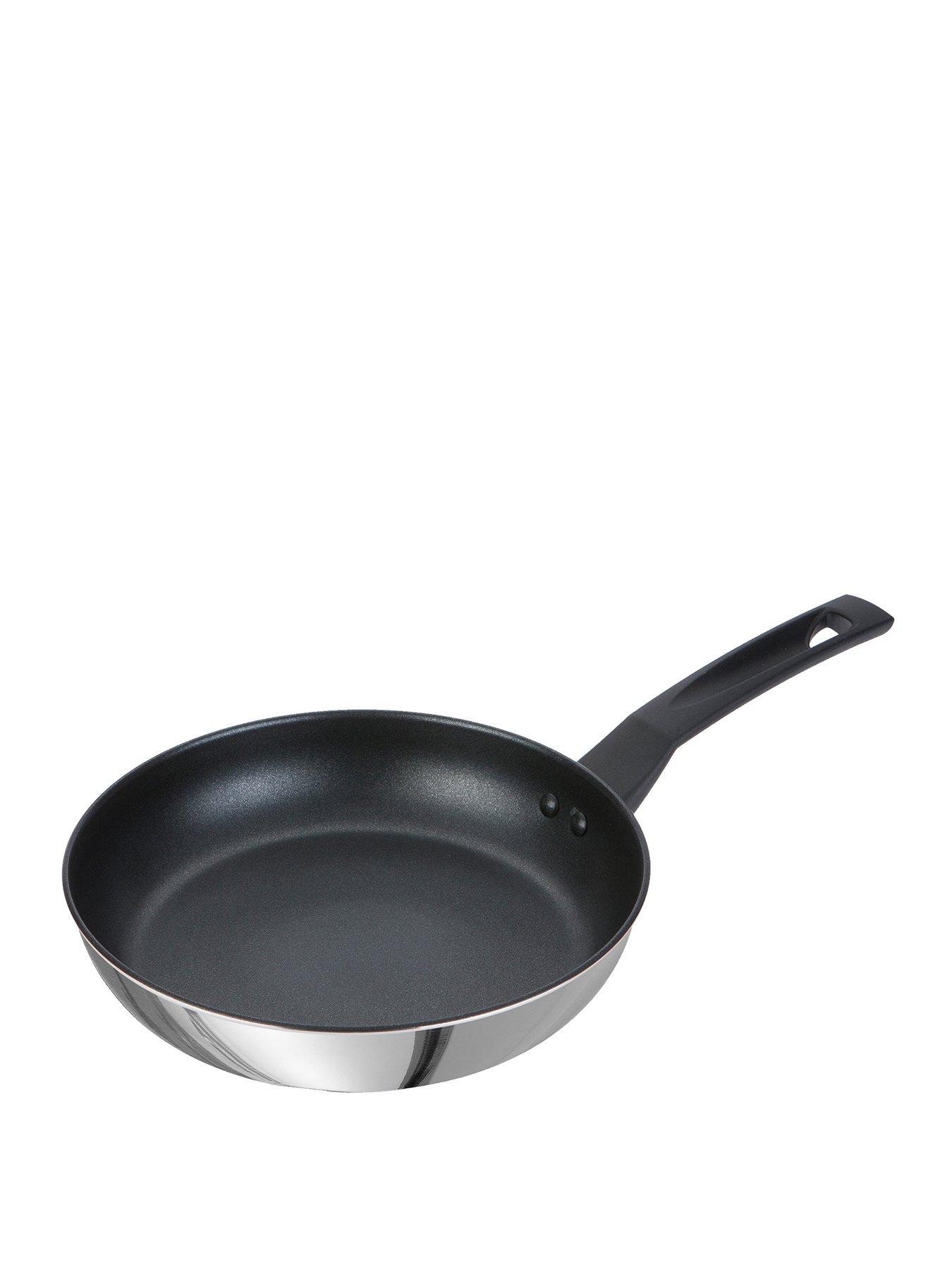 undefined 9 x Tougher Stainless Steel 25 cm Frying Pan