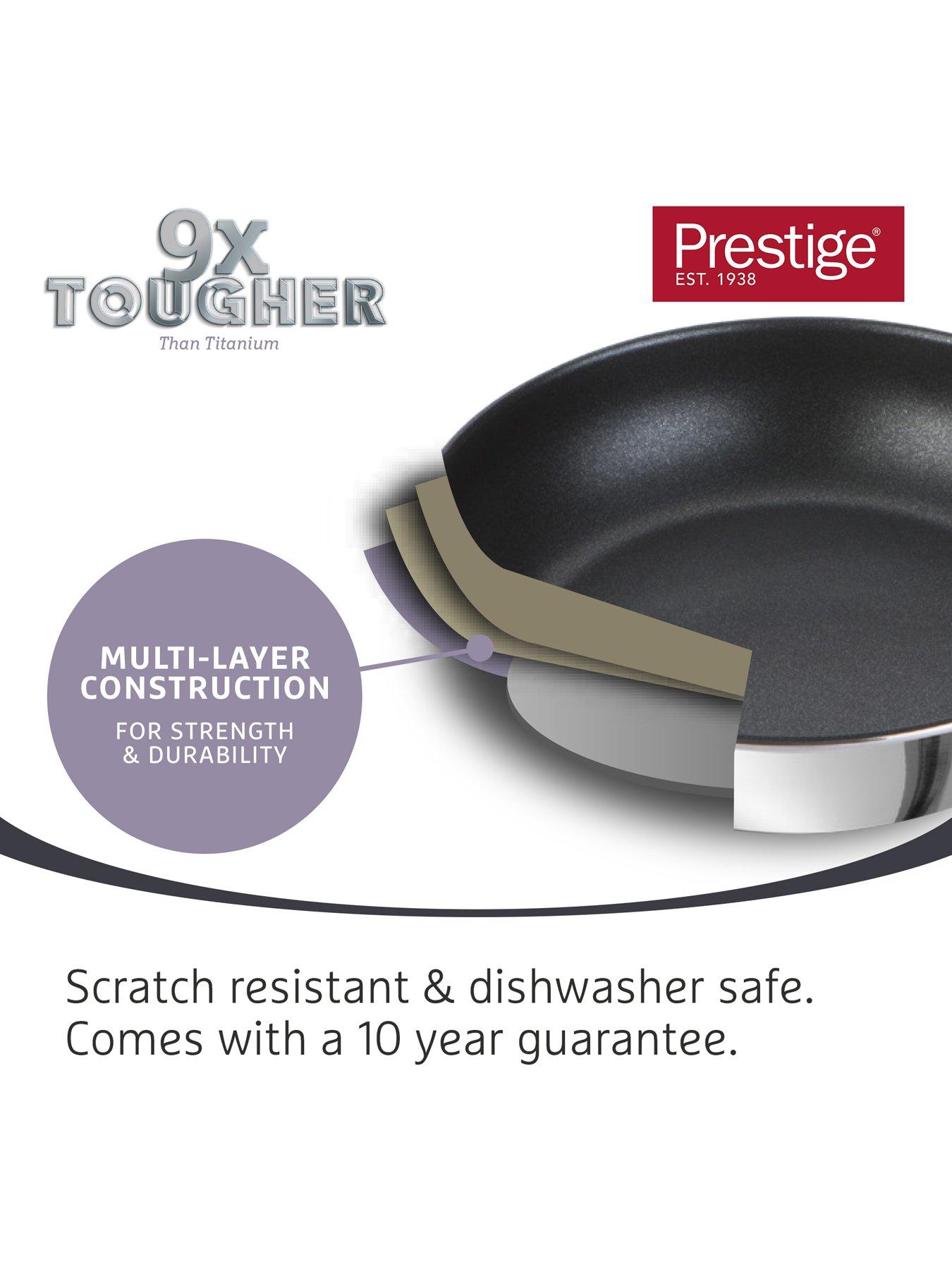 Image 3 of 5 of Prestige 9x Tougher 4-Piece Pan Set with FREE Milkpan