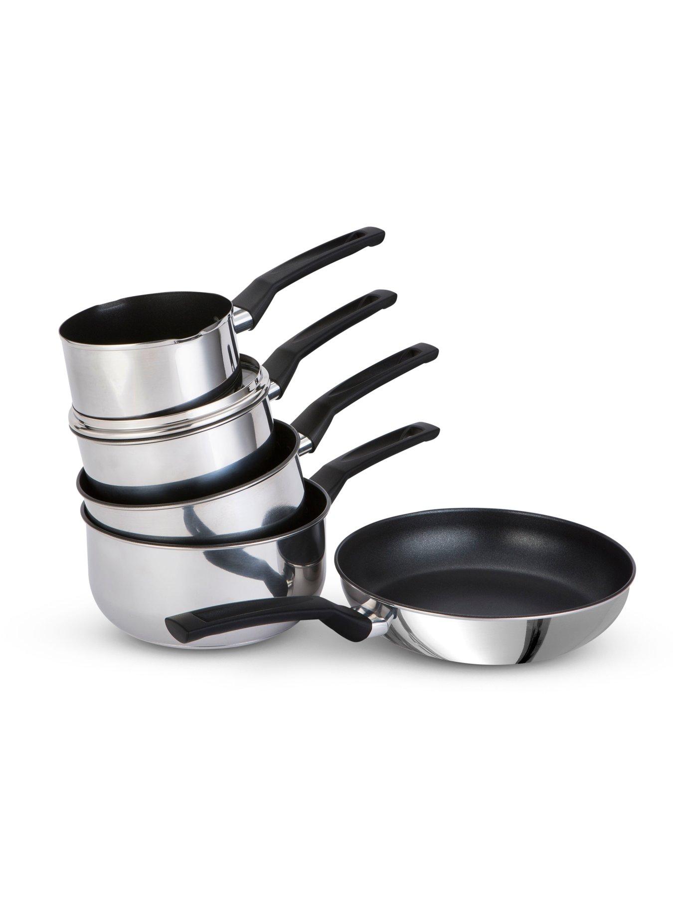 Image 5 of 5 of Prestige 9x Tougher 4-Piece Pan Set with FREE Milkpan