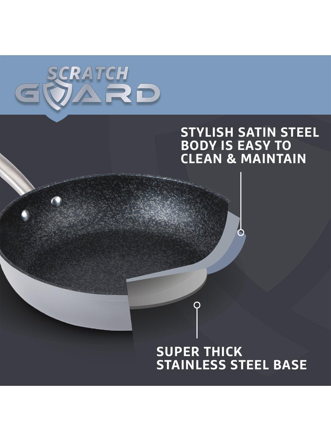 Image 3 of 6 of Prestige Scratch Guard 5-Piece Stainless Steel Pan Set