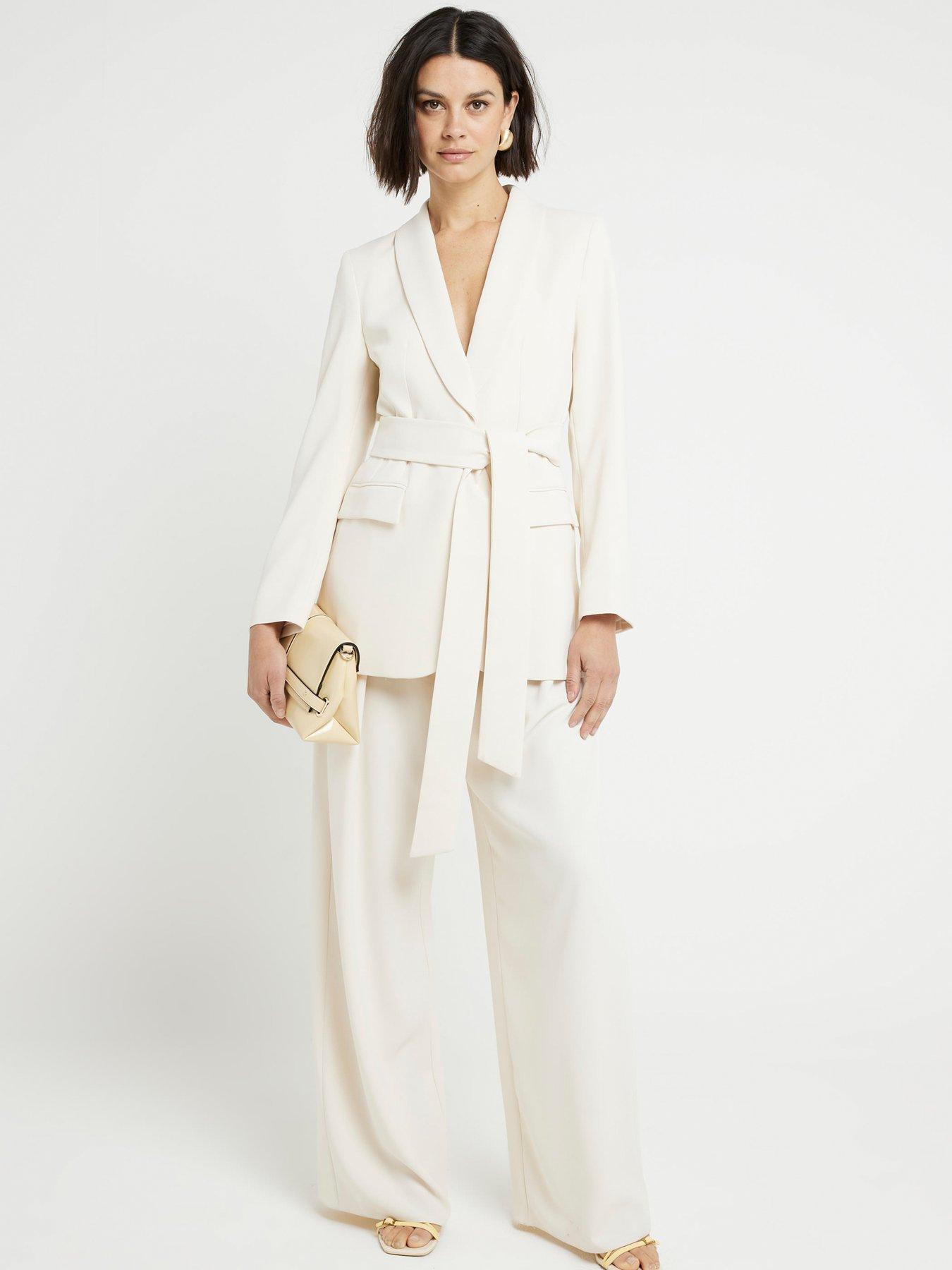 River island white blazer dress hot sale
