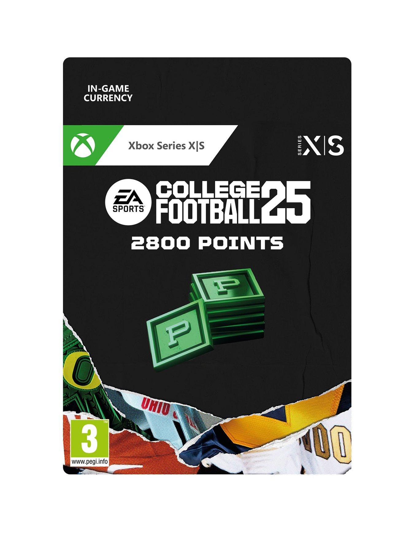 Xbox Series X College Football 25: 2800 Points (Digital Download)