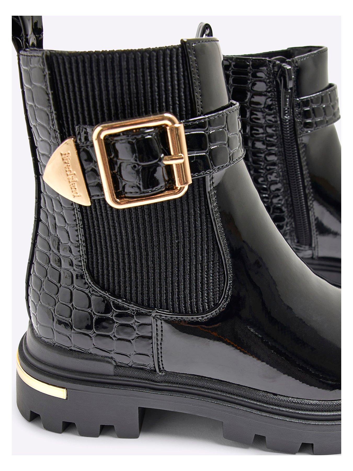 River island croc boots online