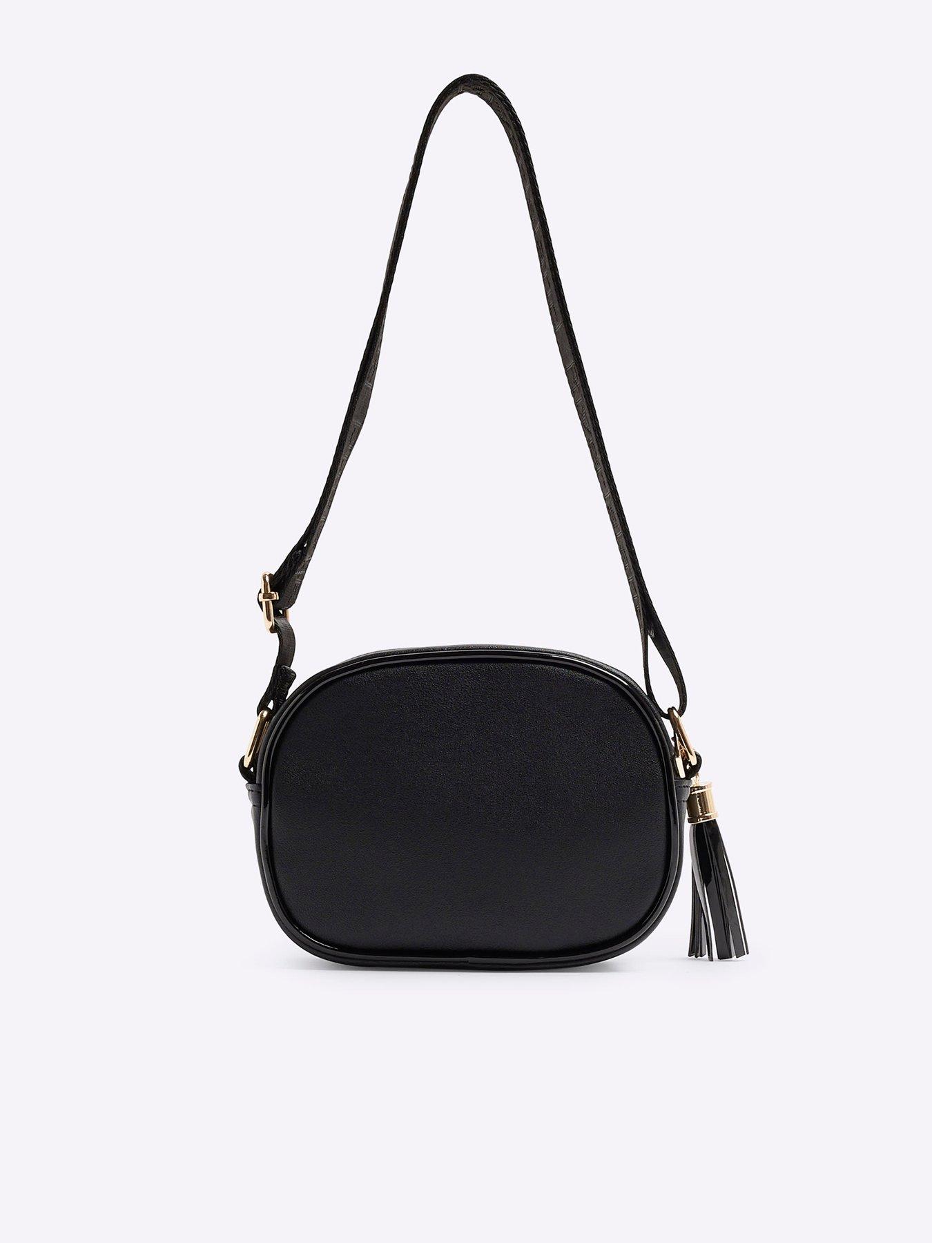 River island black studded bag hot sale