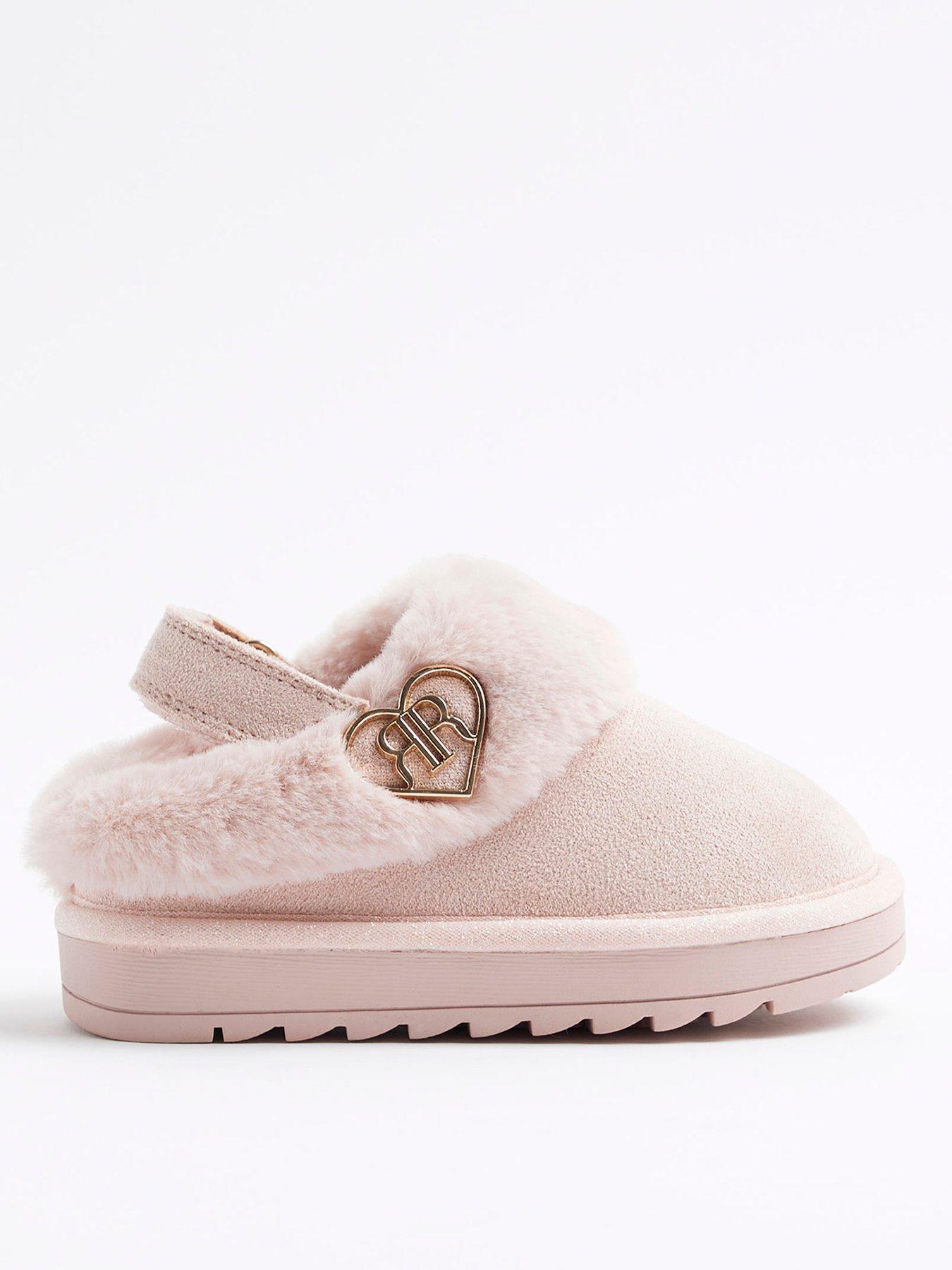 Fur slippers for girls sales