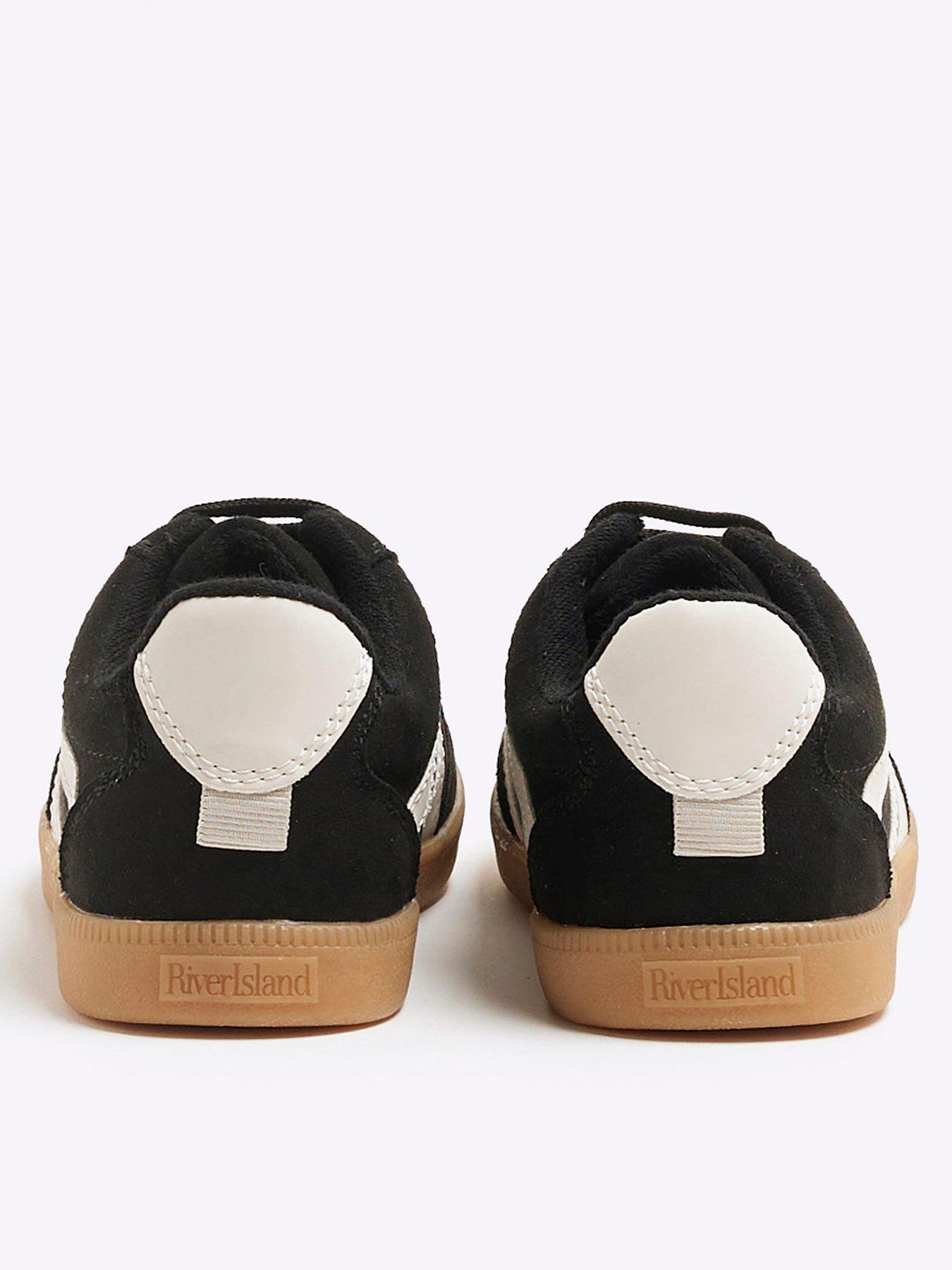 Image 3 of 5 of River Island Unisex Lace Up Trainers - Black