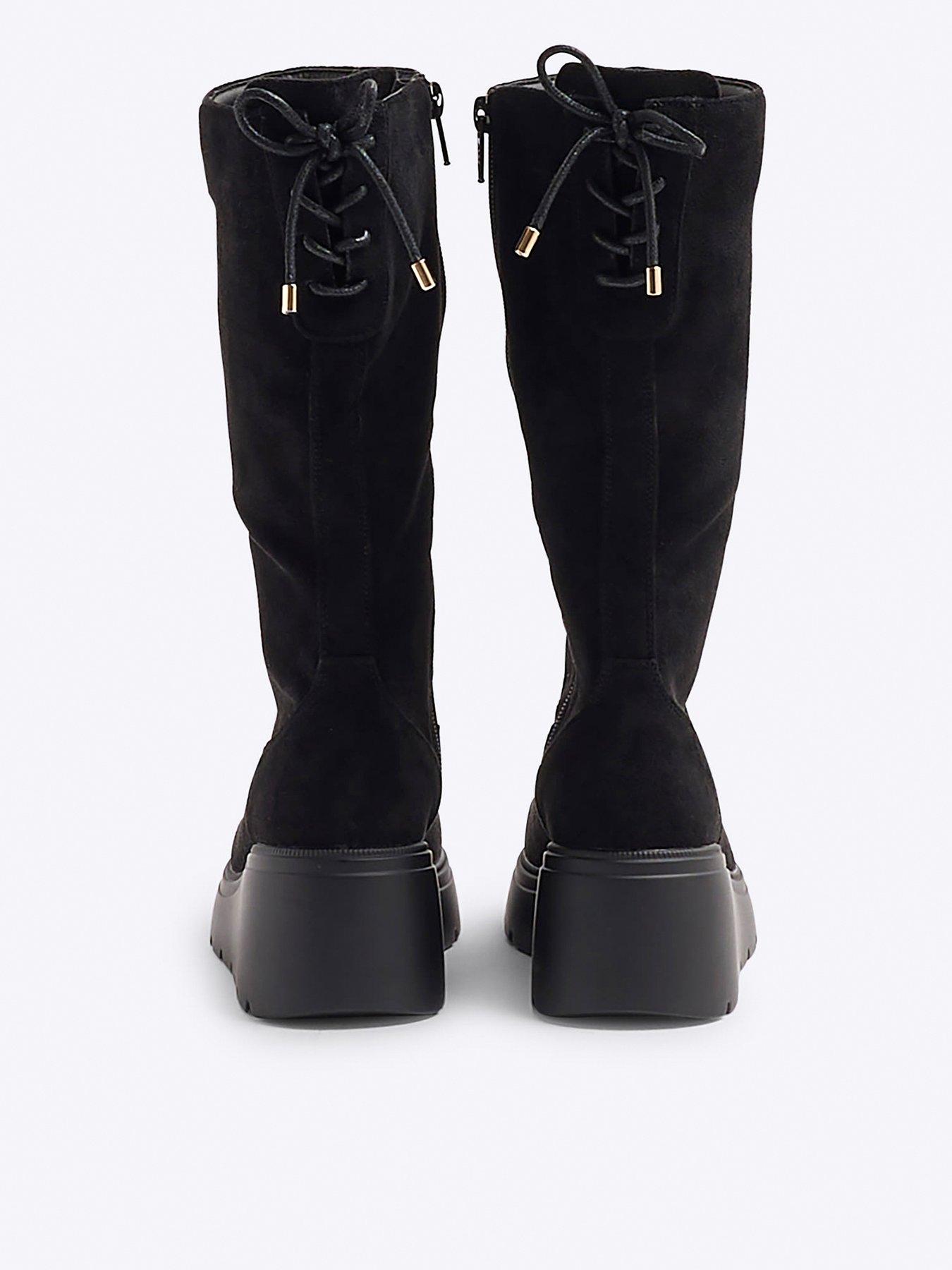 River island knee high boots store
