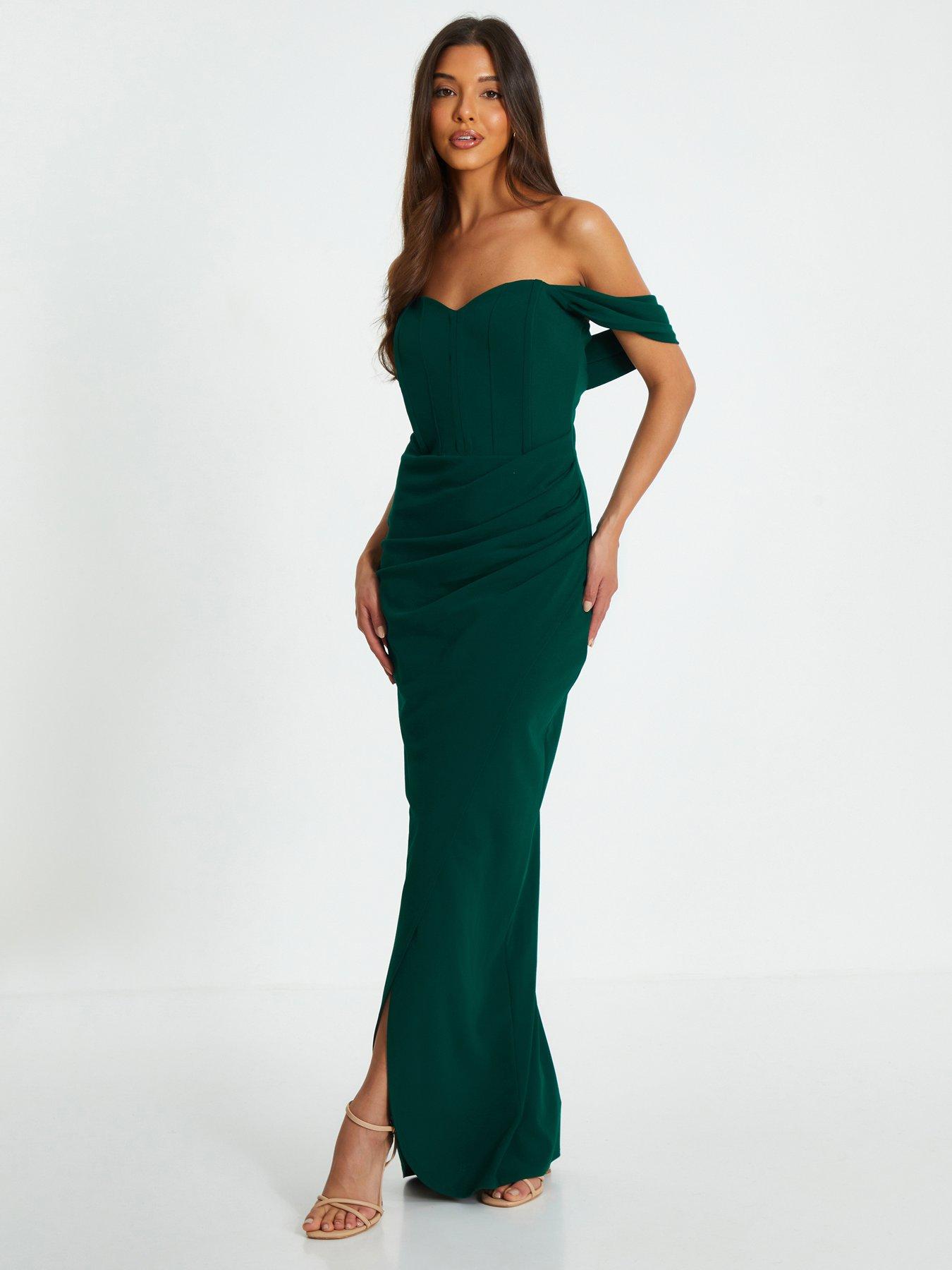 quiz green velvet dress Runaway the Label Ebony Mini Dress – TrenLend main image 0