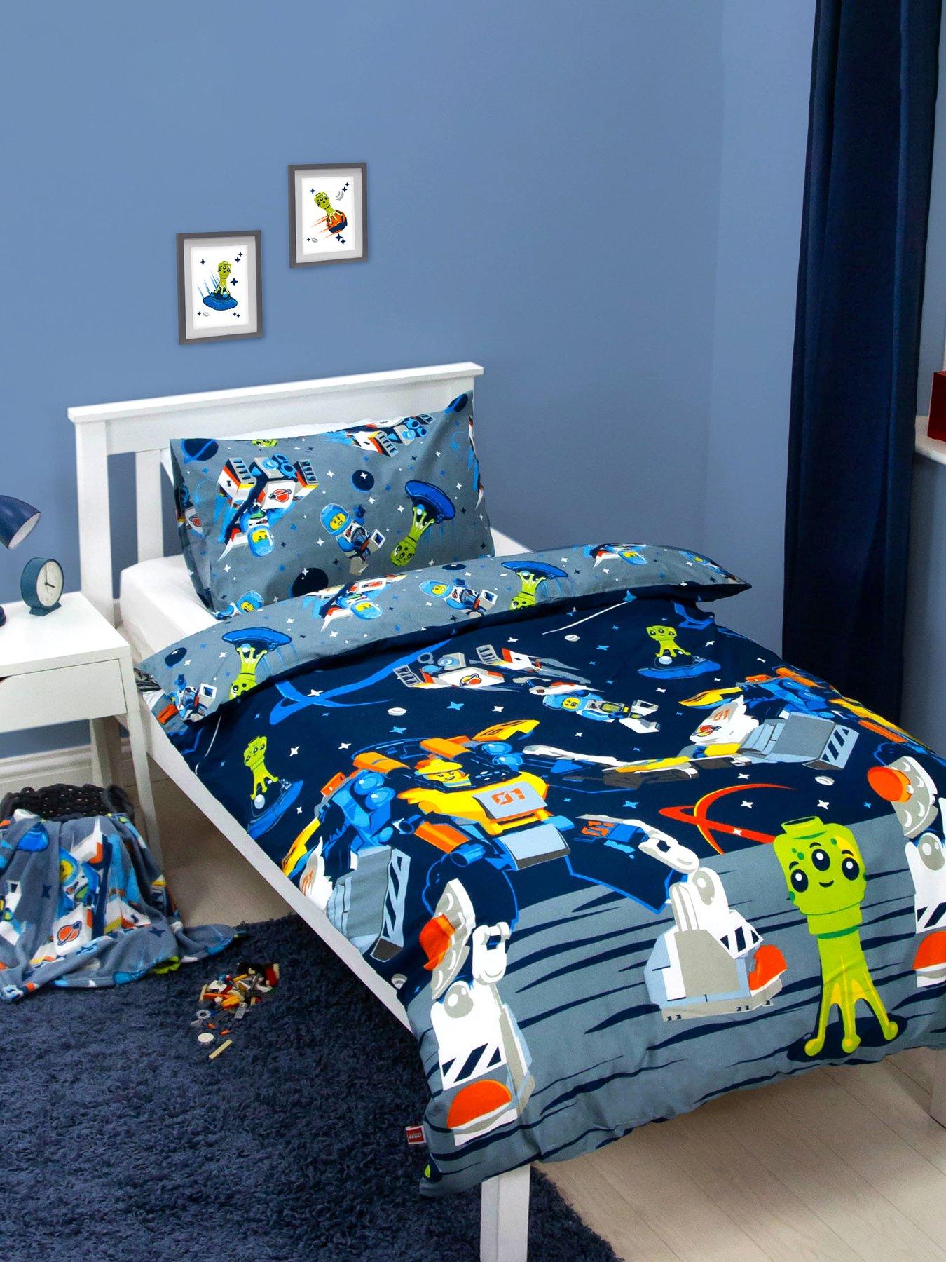 LEGO Cityscape Rotary Duvet Set Single Blue Very