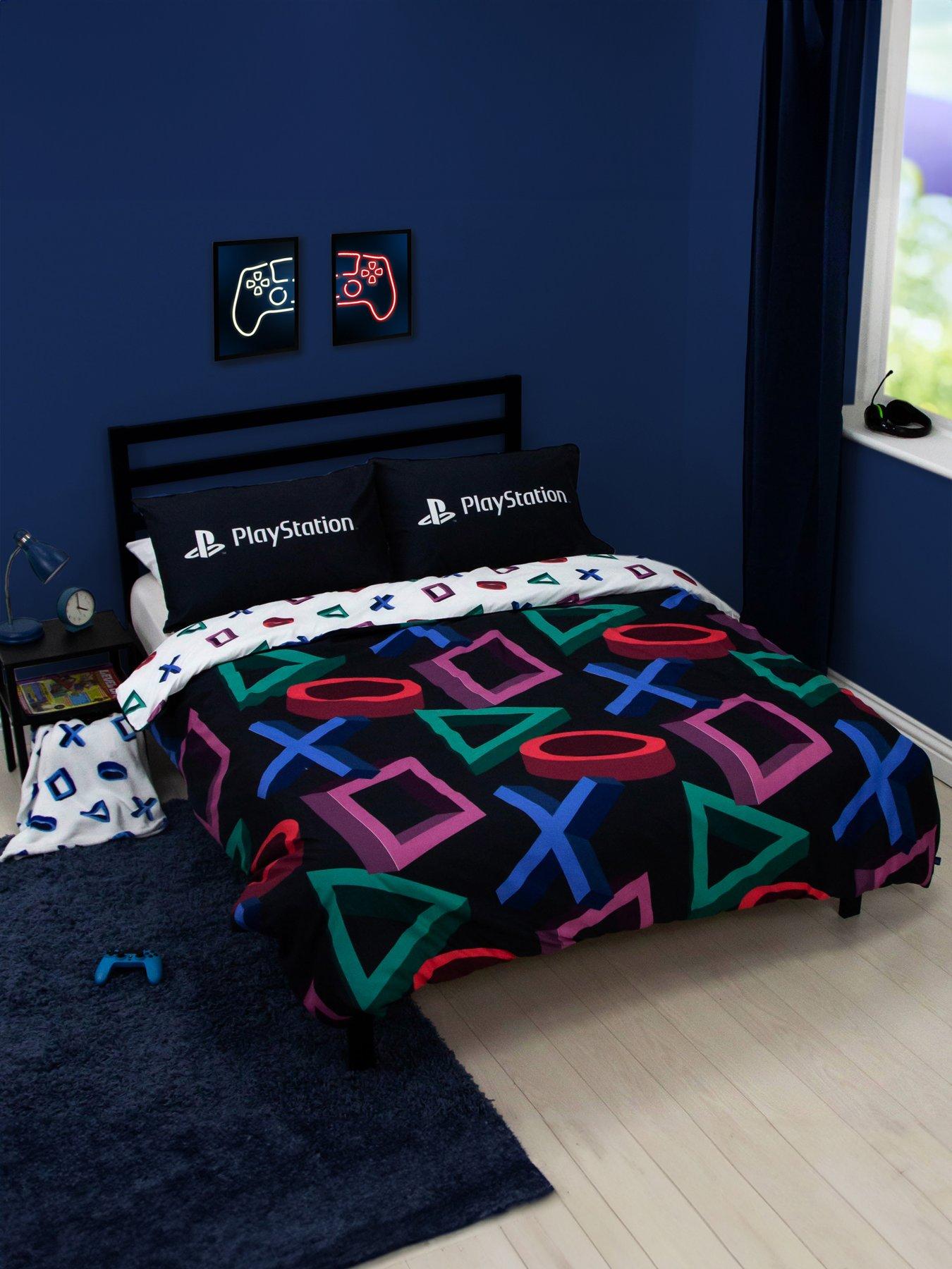 Product photograph of Playstation Abstract Duvet Cover Set - from very.co.uk