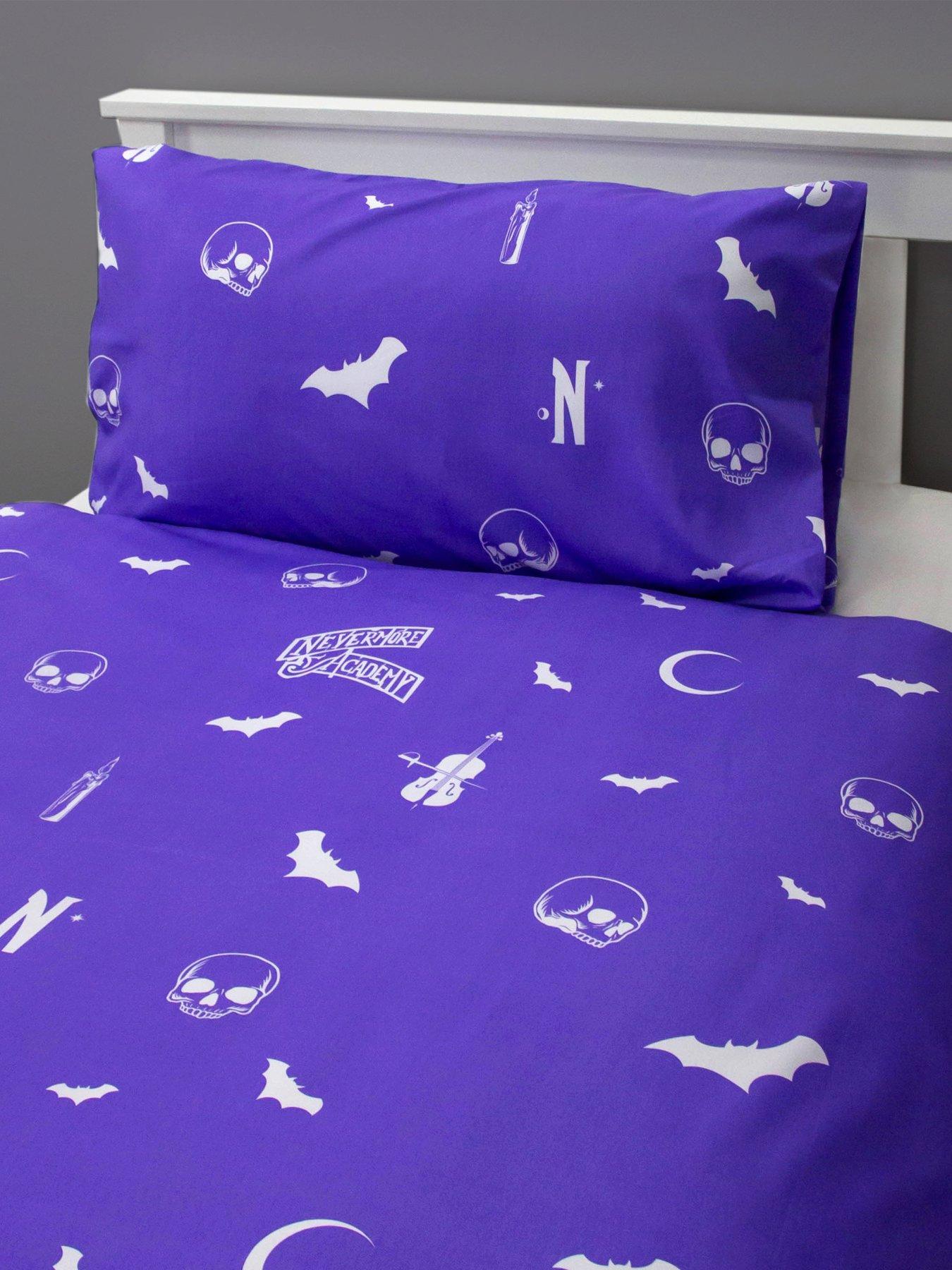 Image 6 of 6 of Wednesday Addams Destined Rotary Duvet Set- Single