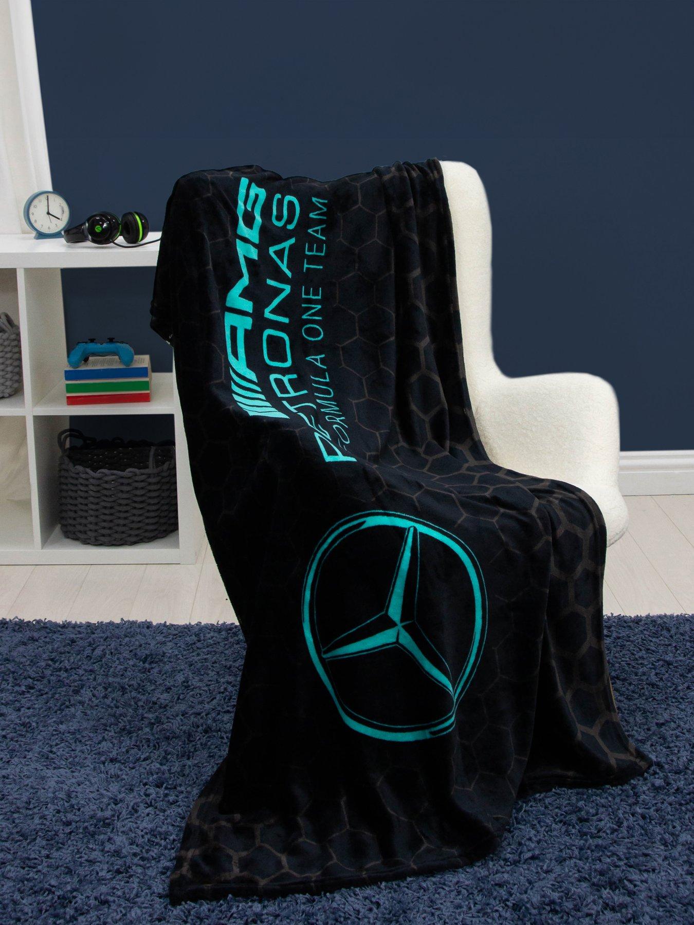 Product photograph of F1 Mercedes Fleece Blanket - Multi from very.co.uk