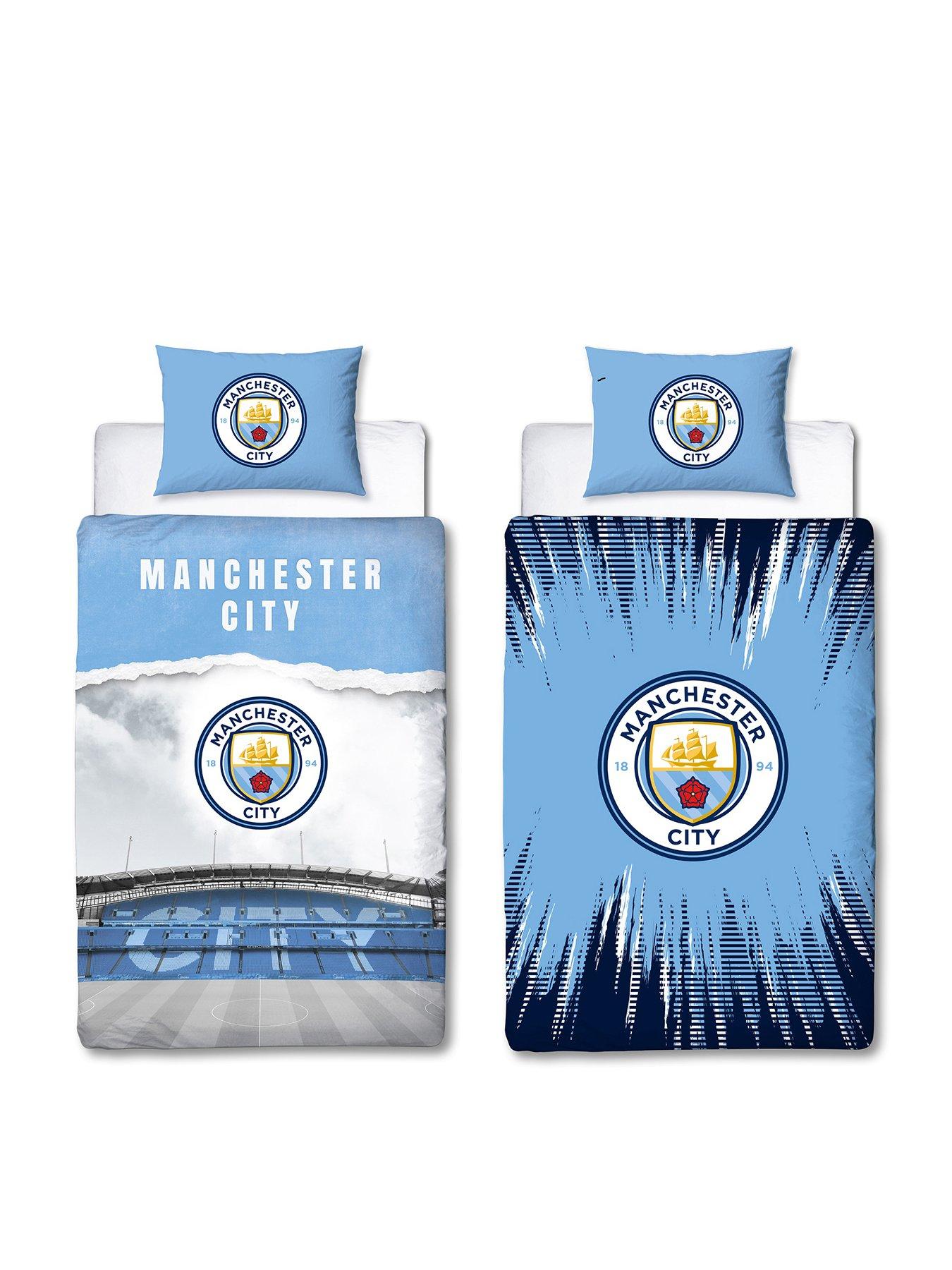 Image 2 of 7 of Manchester City Man City Stadium Digi Print Panel Single Duvet