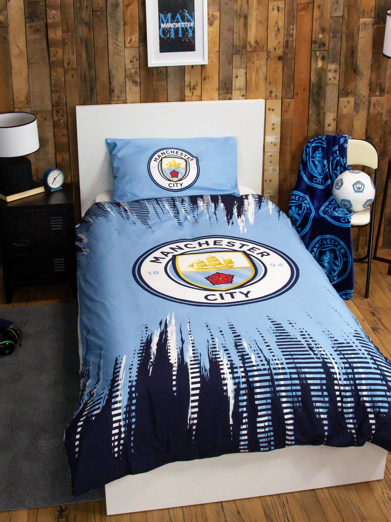 Image 4 of 7 of Manchester City Man City Stadium Digi Print Panel Single Duvet