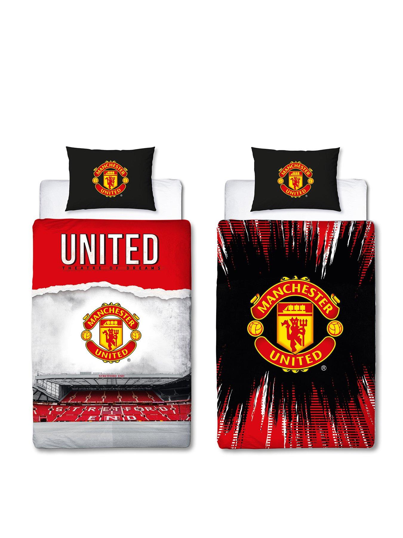 Manchester United Man Utd Stadium Digi Print Panel Single Duvet | Very