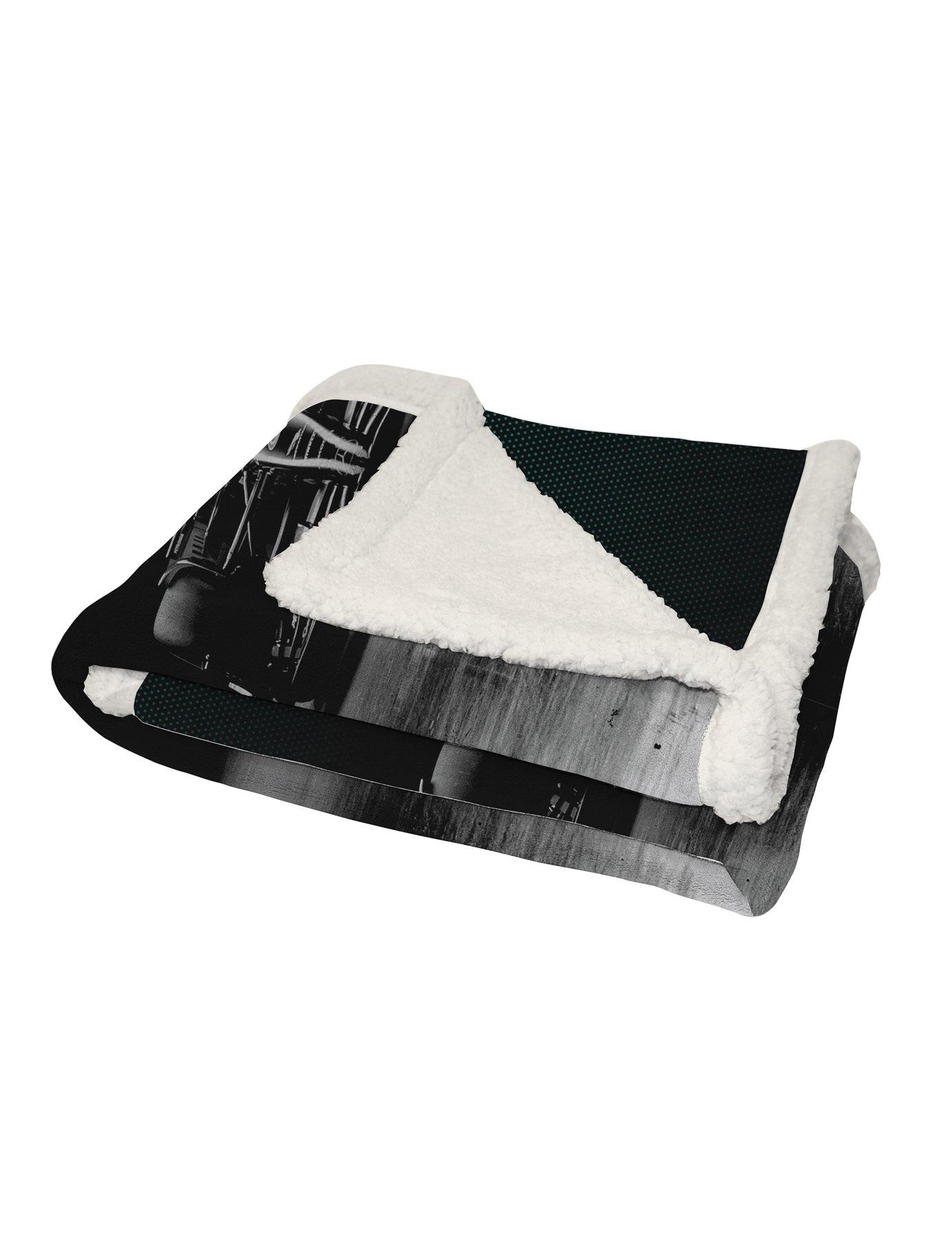 Image 3 of 7 of F1 Mercedes Sherpa Lined Fleece Blanket
