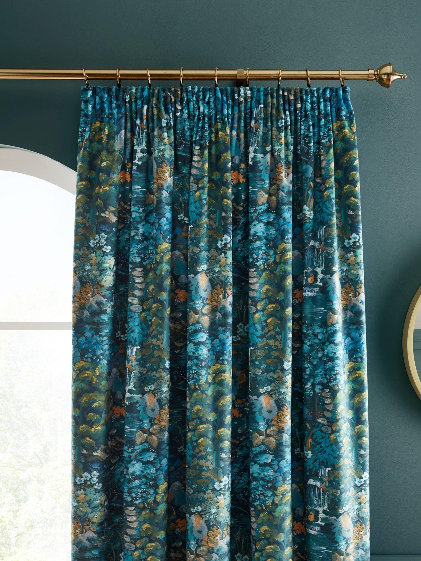 undefined Garden Walk Curtains 46X90cm