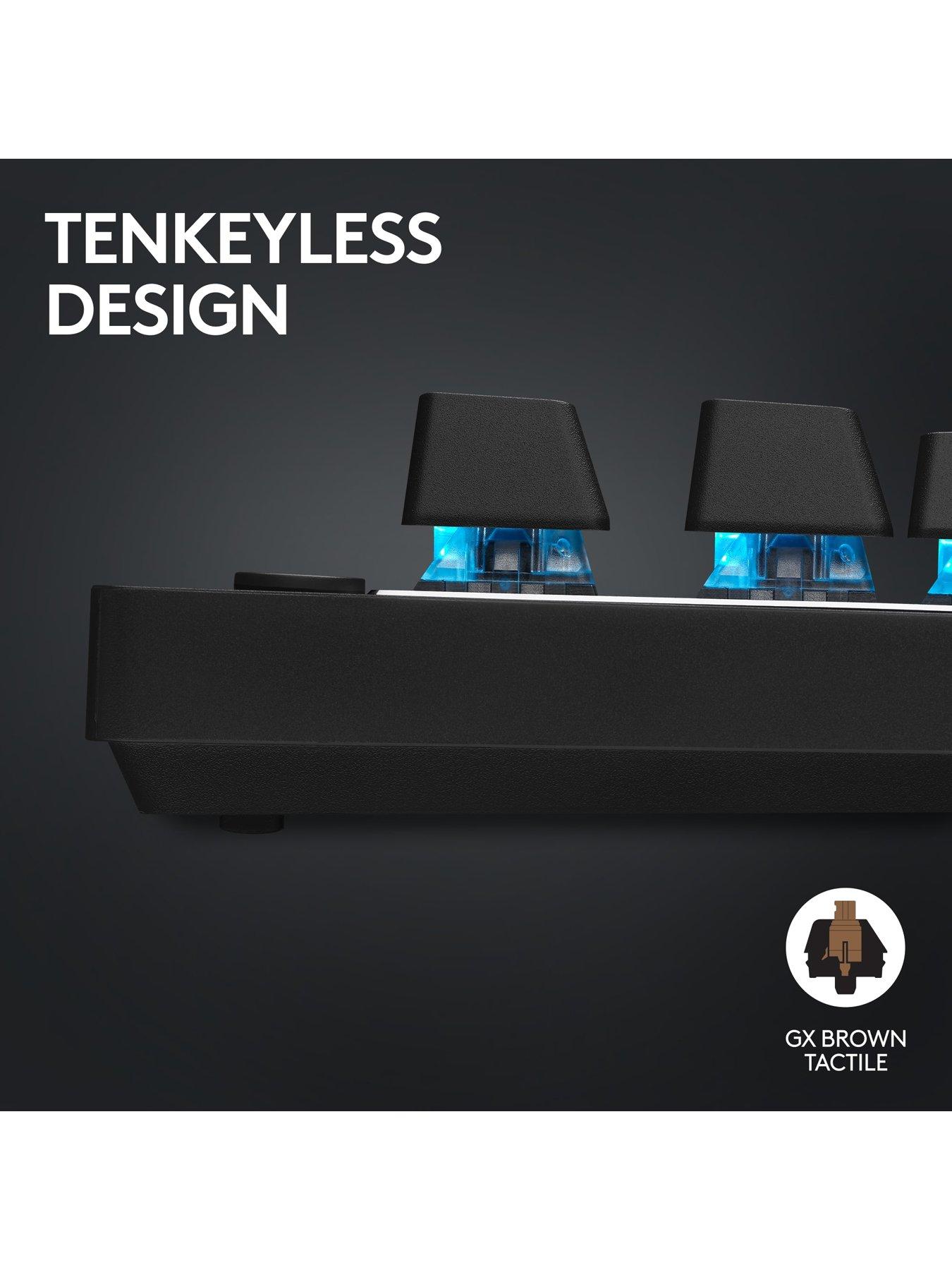 Image 4 of 7 of LogitechG G PRO X TKL LIGHTSPEED Wireless Gaming Keyboard - Black