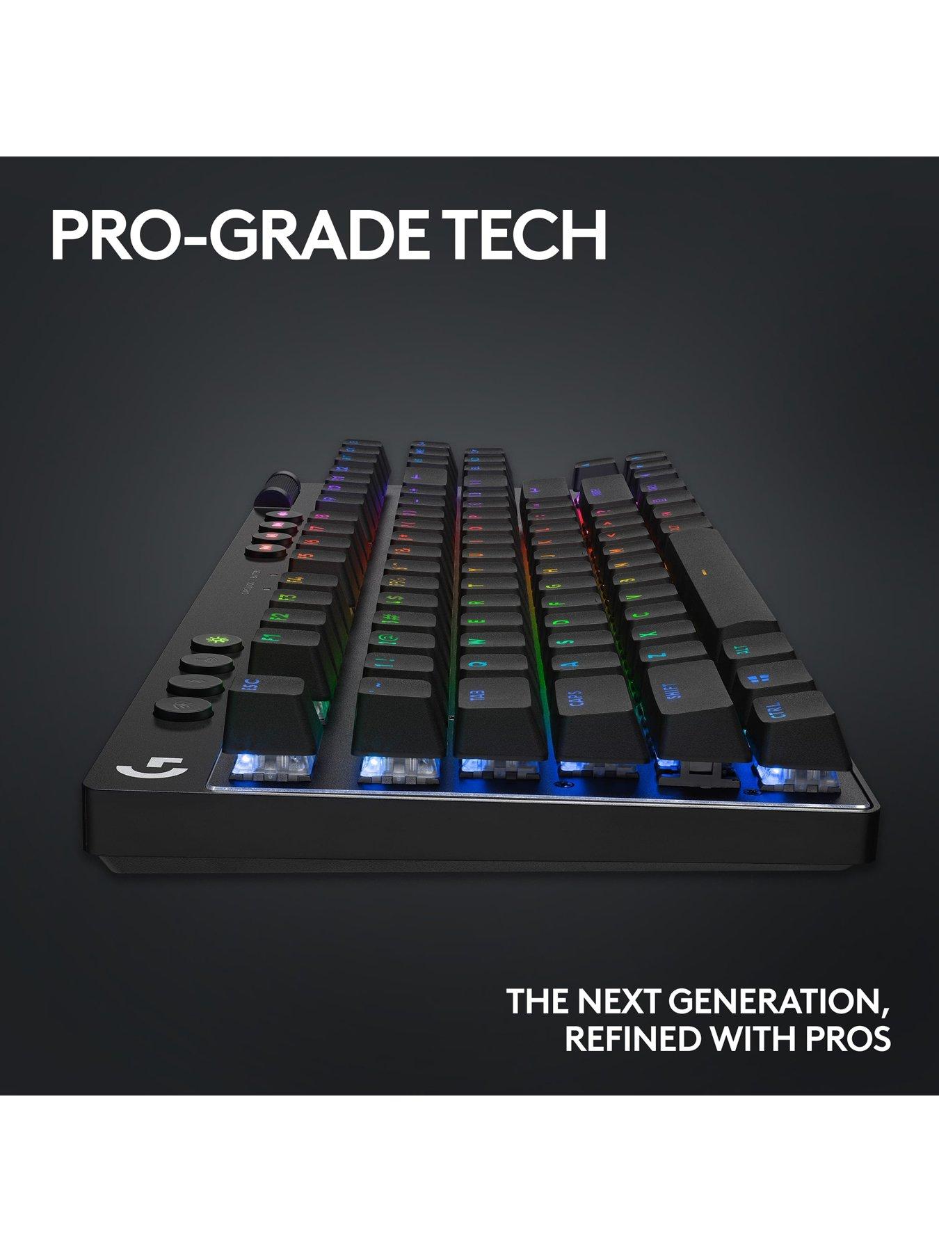 Image 7 of 7 of LogitechG G PRO X TKL LIGHTSPEED Wireless Gaming Keyboard - Black