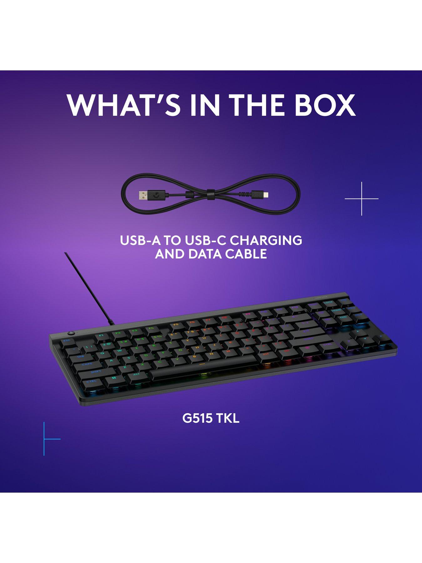 Image 7 of 7 of LogitechG G515 TKL Gaming Keyboard wired - Black