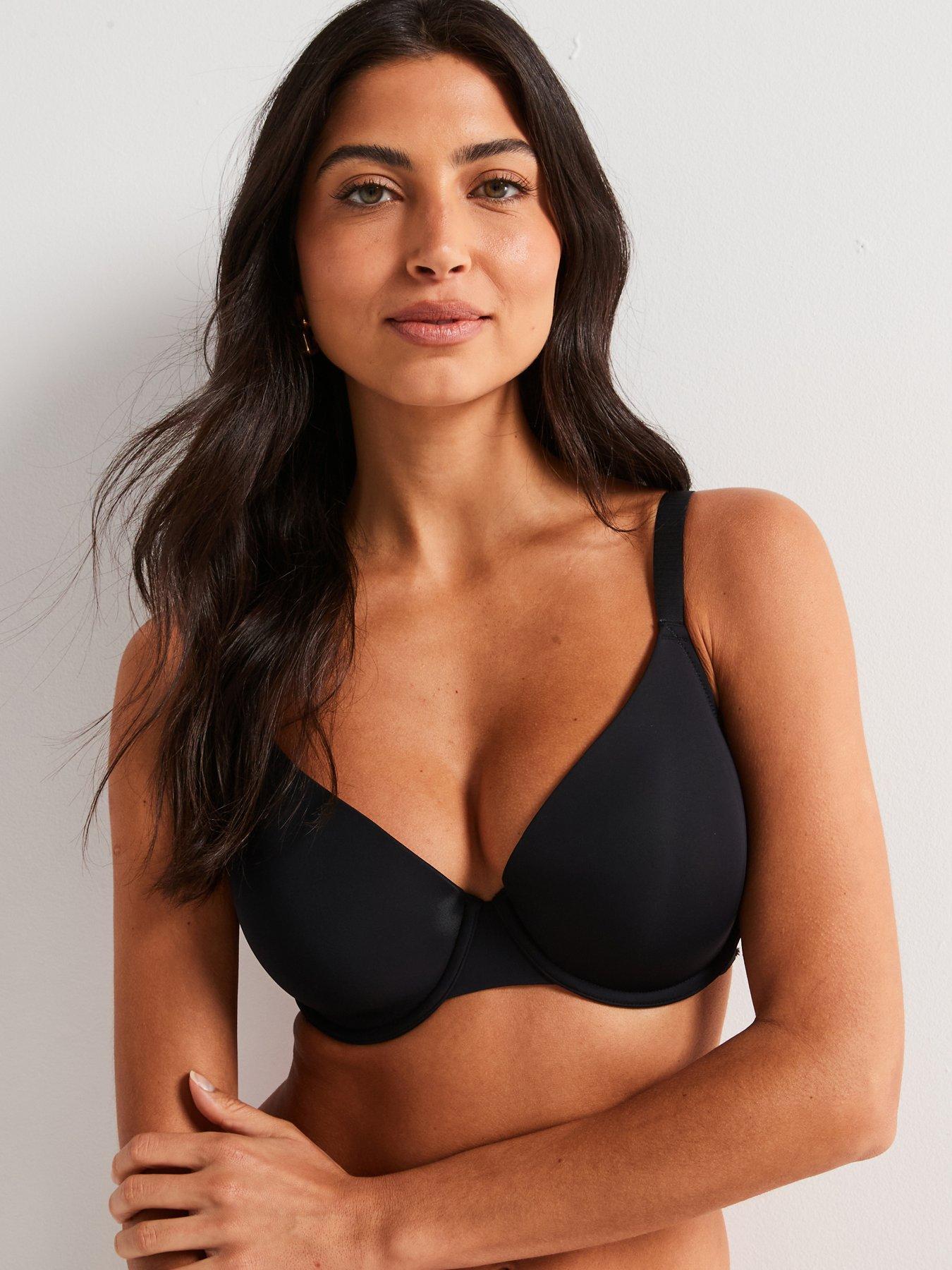 undefined Michelle Light Padded Uw Demi Bra - Black