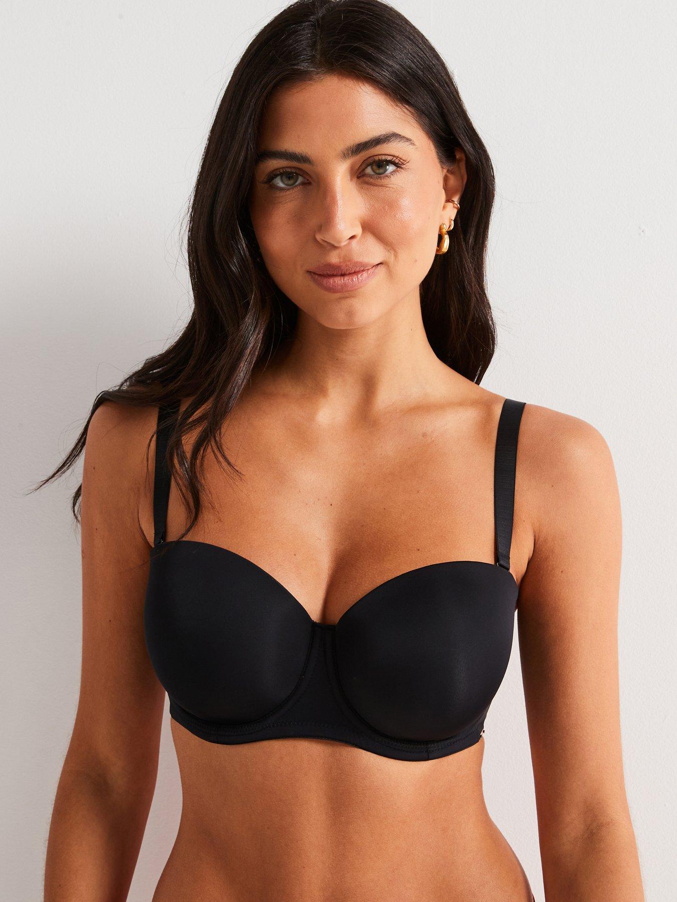 Image 3 of 3 of DORINA Michelle Light Padded Strapless Balcony Bra - Black