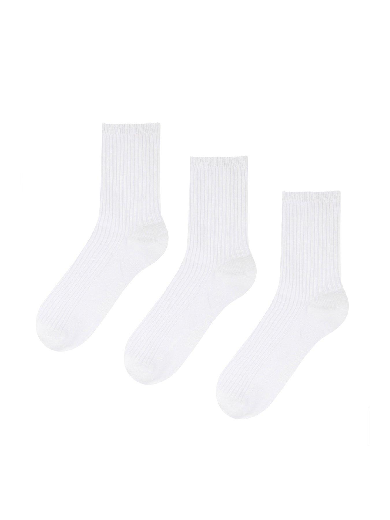 undefined Sockshop Wildfeet Rib 3/4white - White