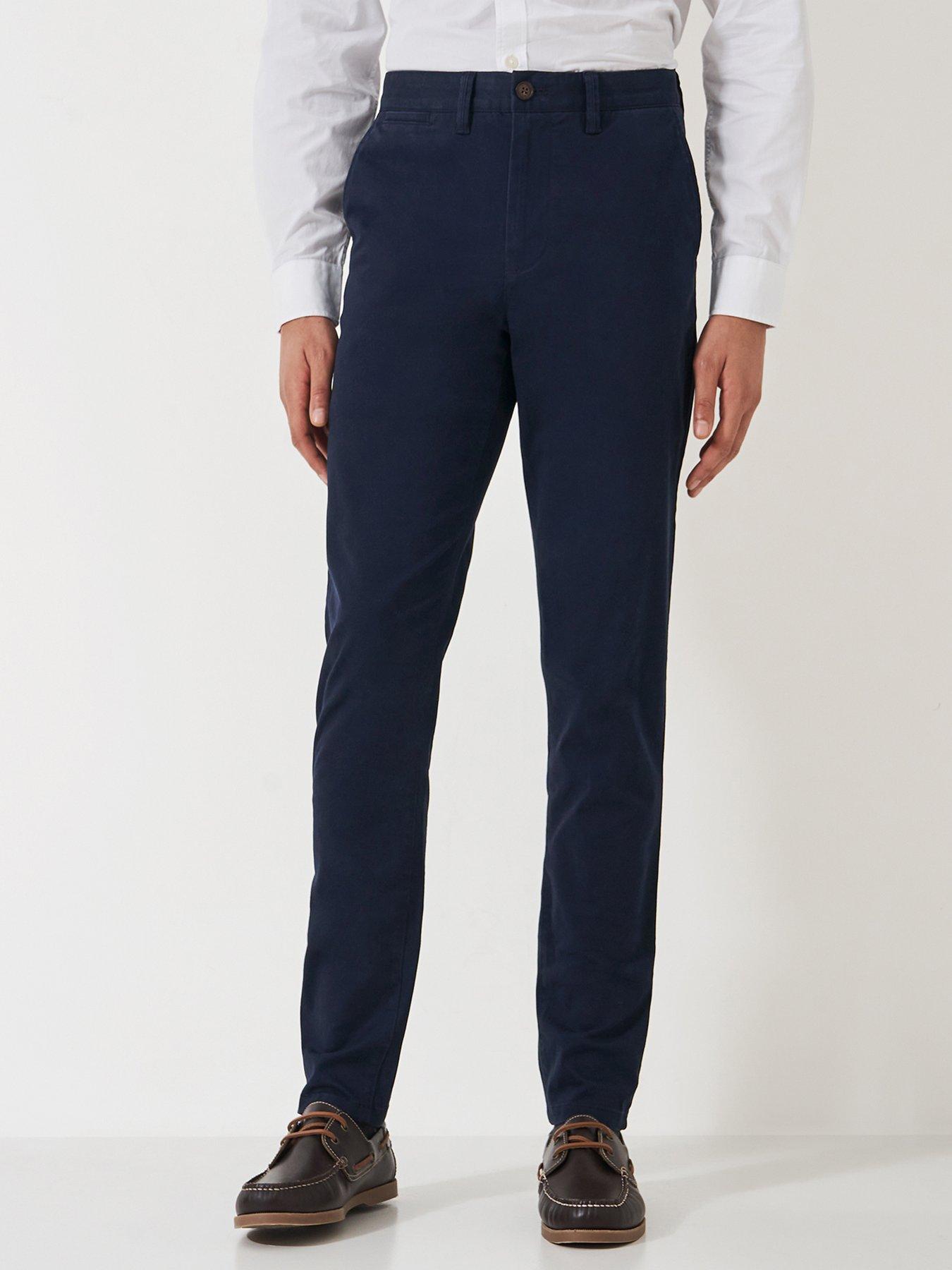 undefined Slim Fit Heritage Chinos - Navy