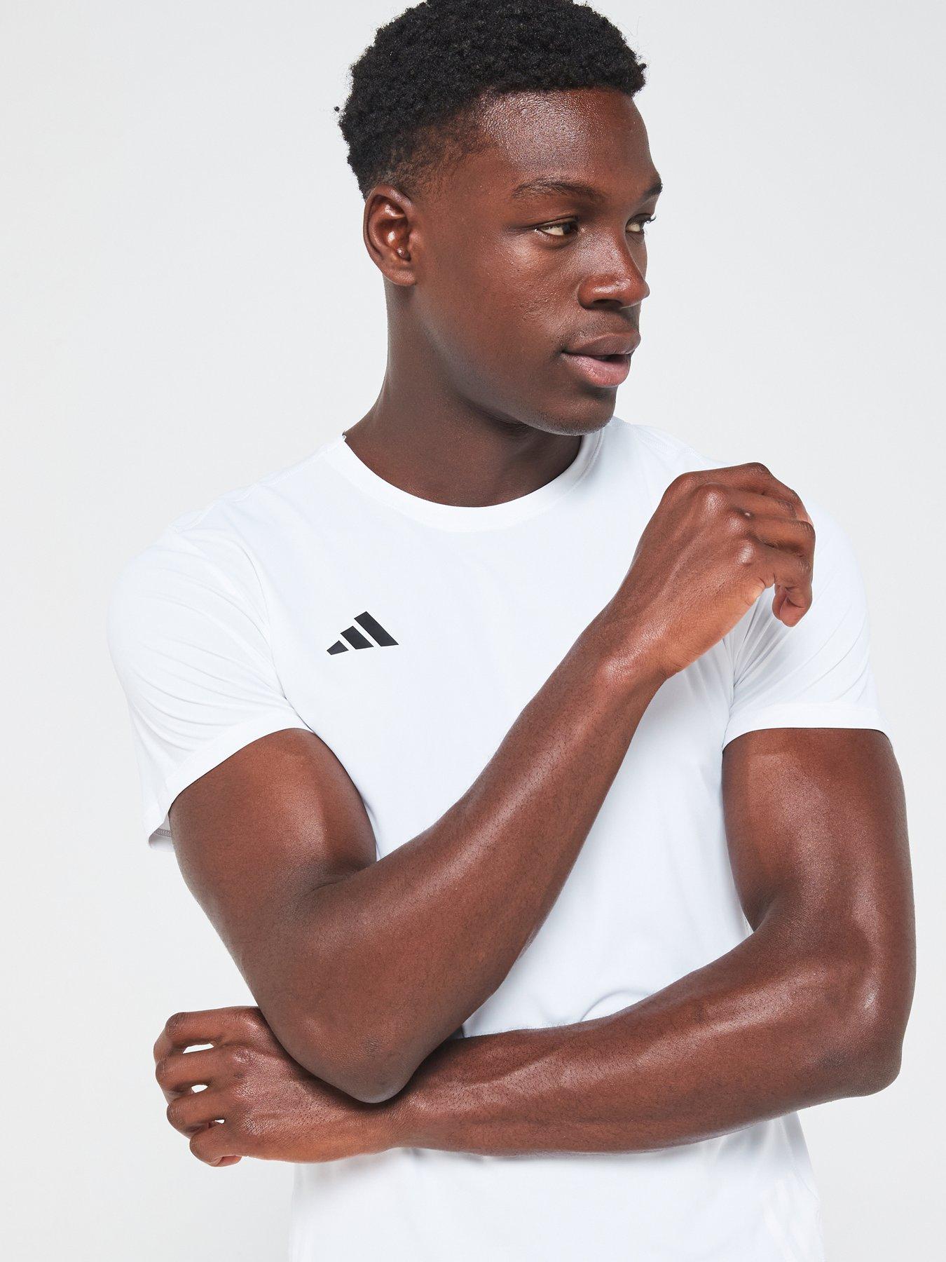 Image 4 of 4 of adidas Mens Running Adizero T-Shirt - White