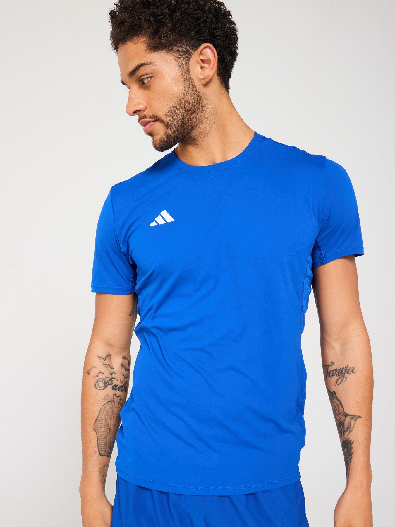 undefined Mens Running Adizero T-Shirt - Blue