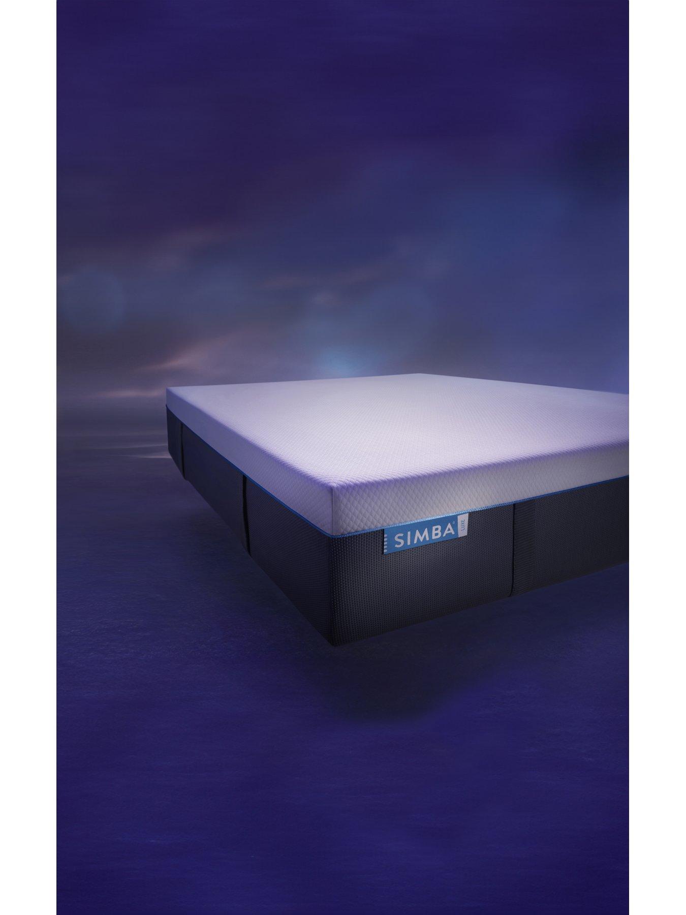 Product photograph of Simba Hybrid Luxe Double Mattress from very.co.uk