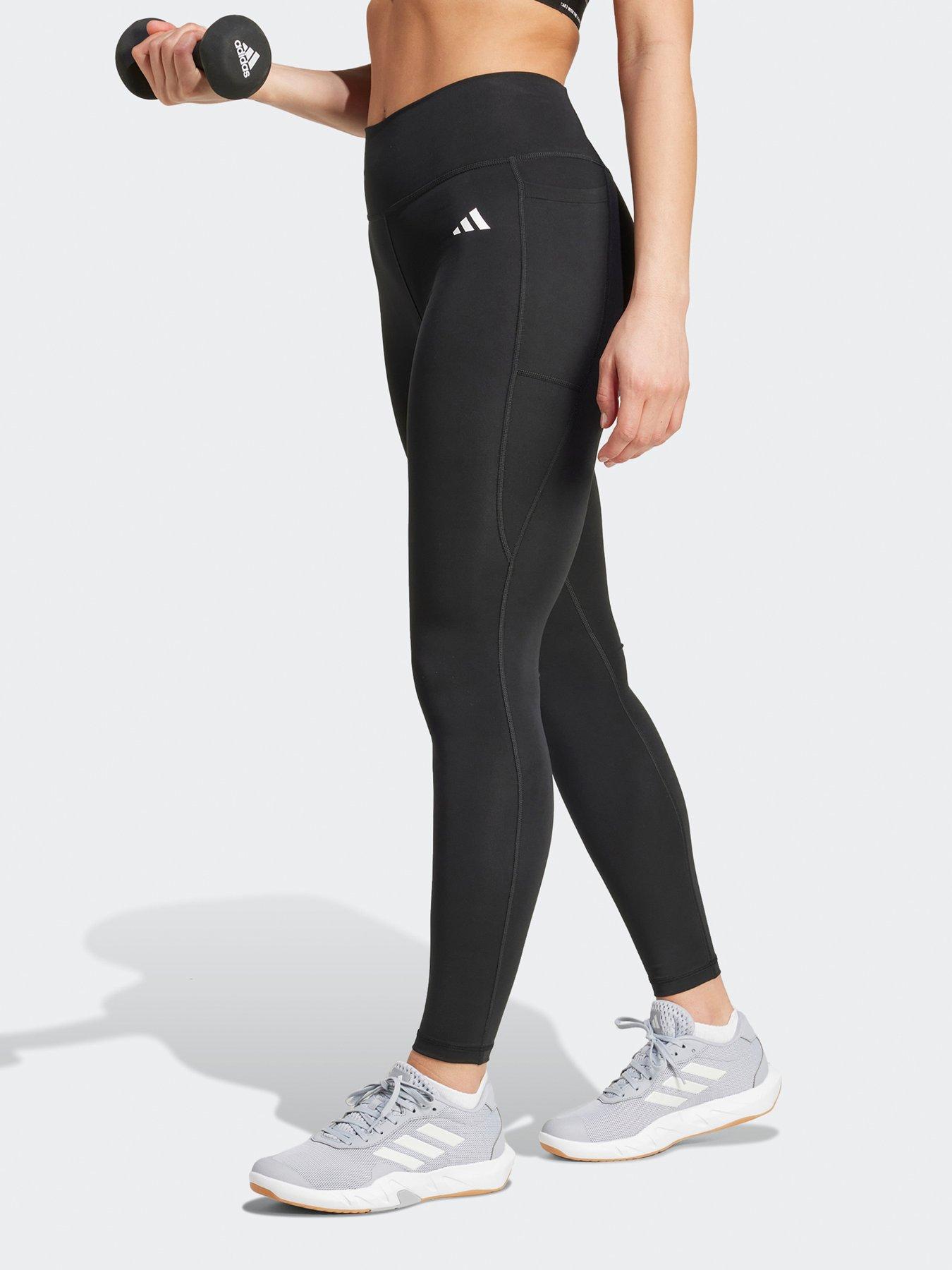 adidas Womens Training Optime Essentials Tights - Black