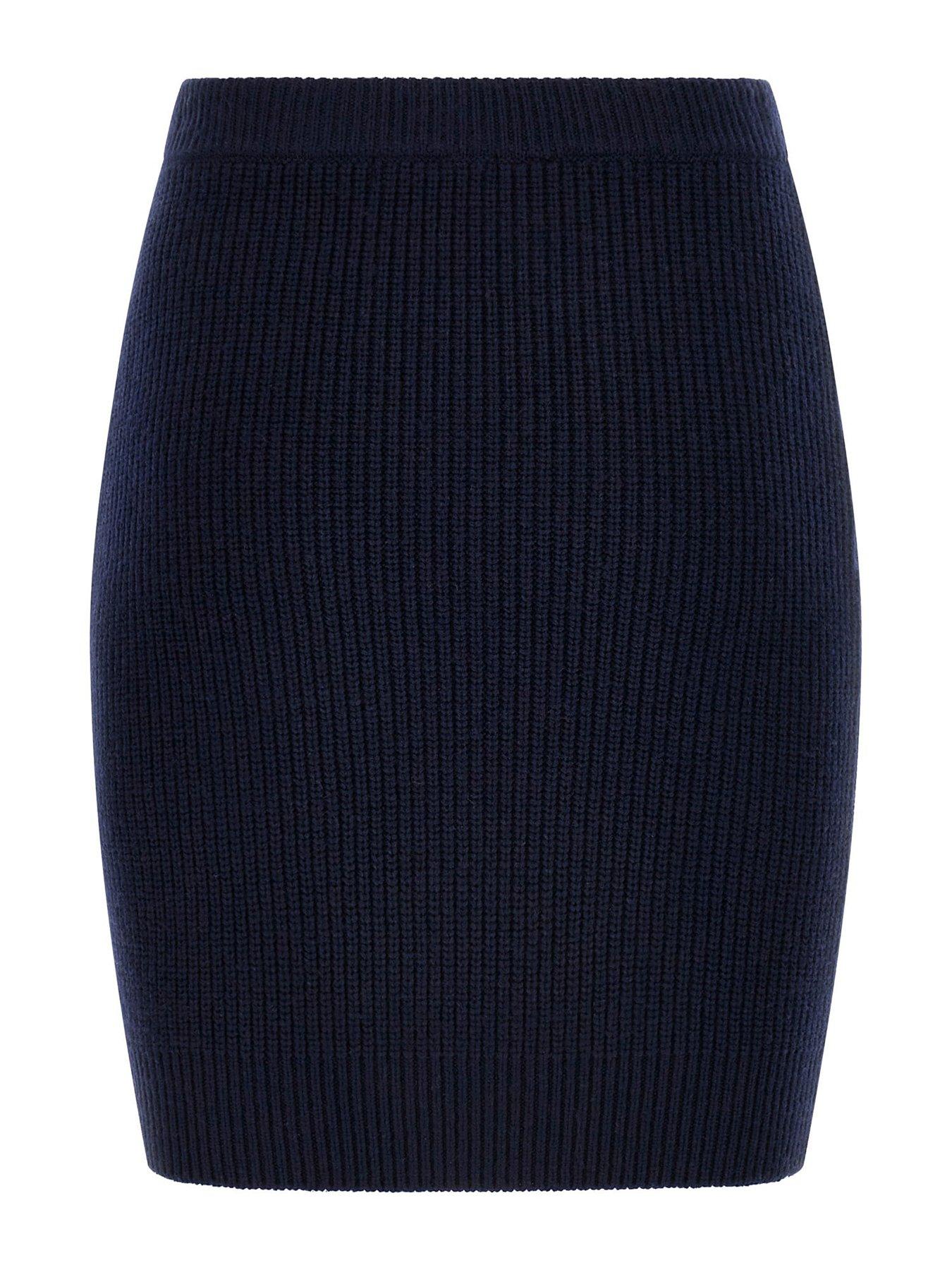undefined Zylee Knitted Skirt - Blue