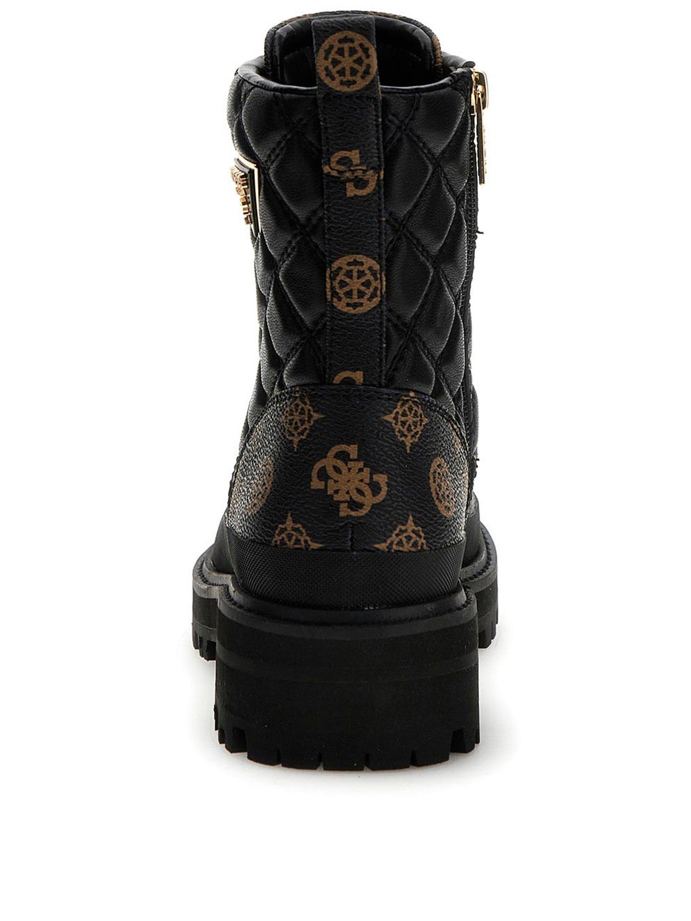 Guess Badae Combat Boot - Black | Very