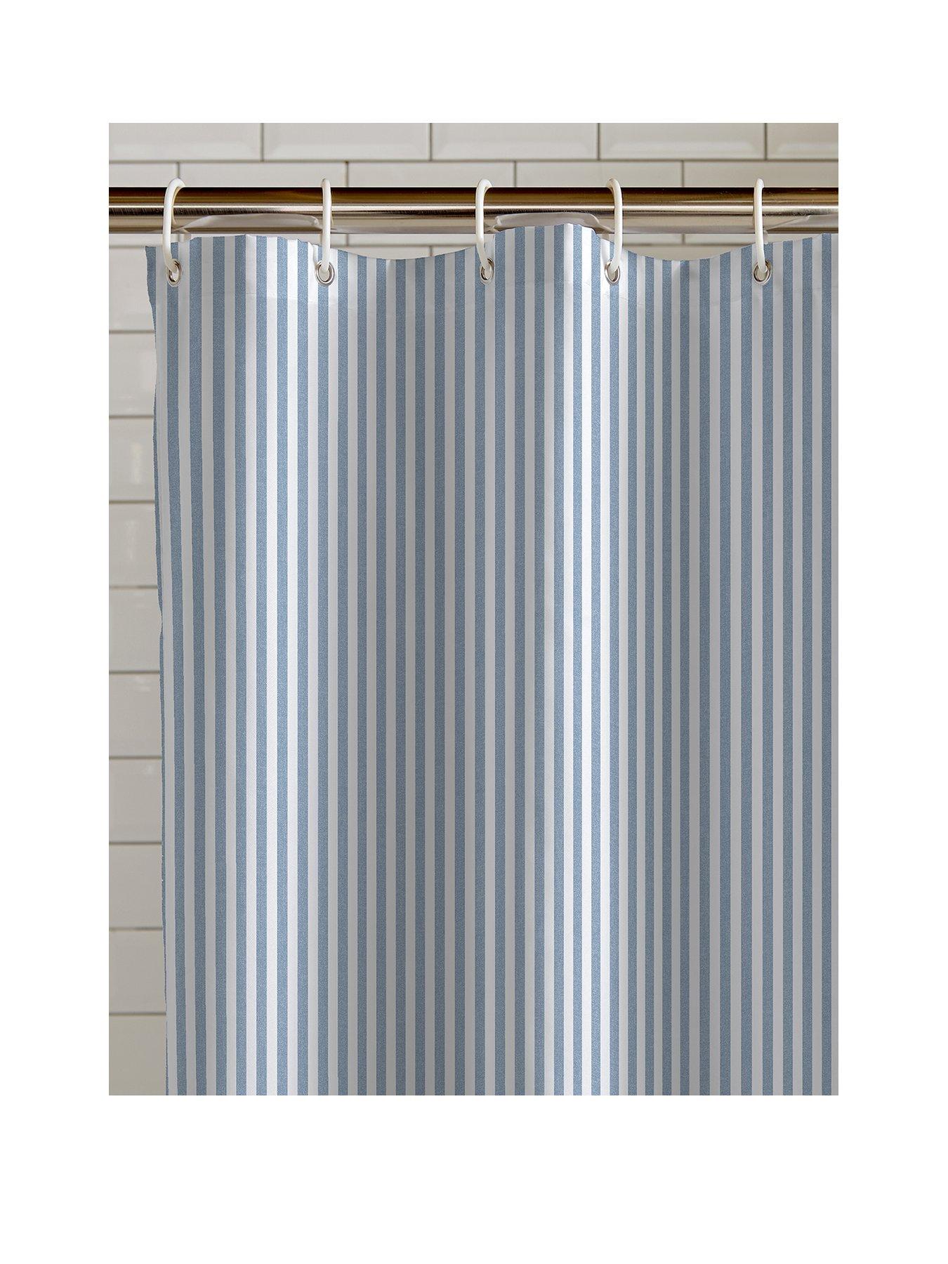 catherine-lansfield-timeless-stripe-shower-curtain