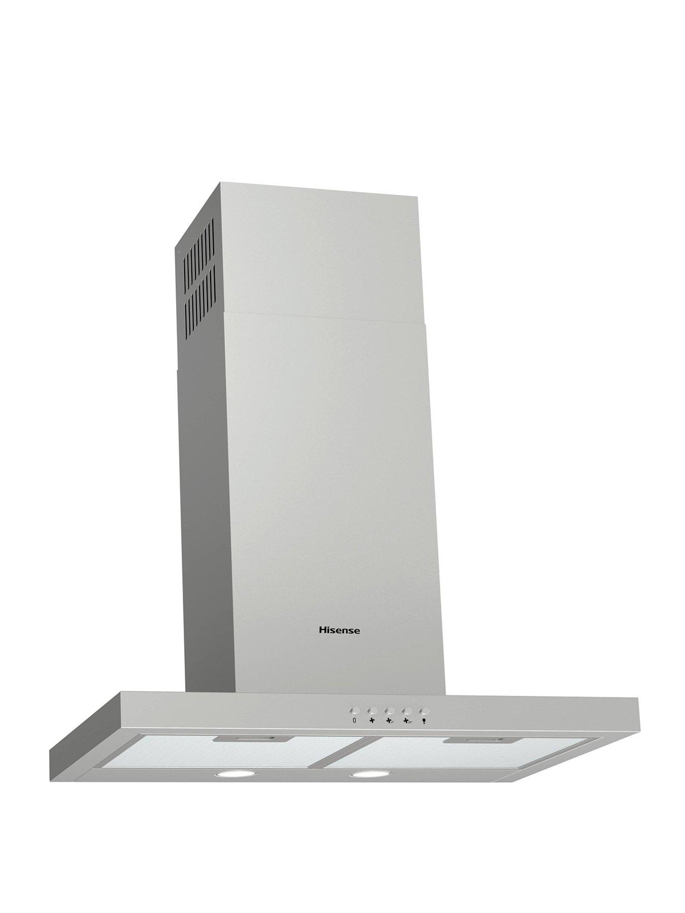 undefined CH6T4BXUK 60cm T-Shape Cooker Hood - Stainless Steel