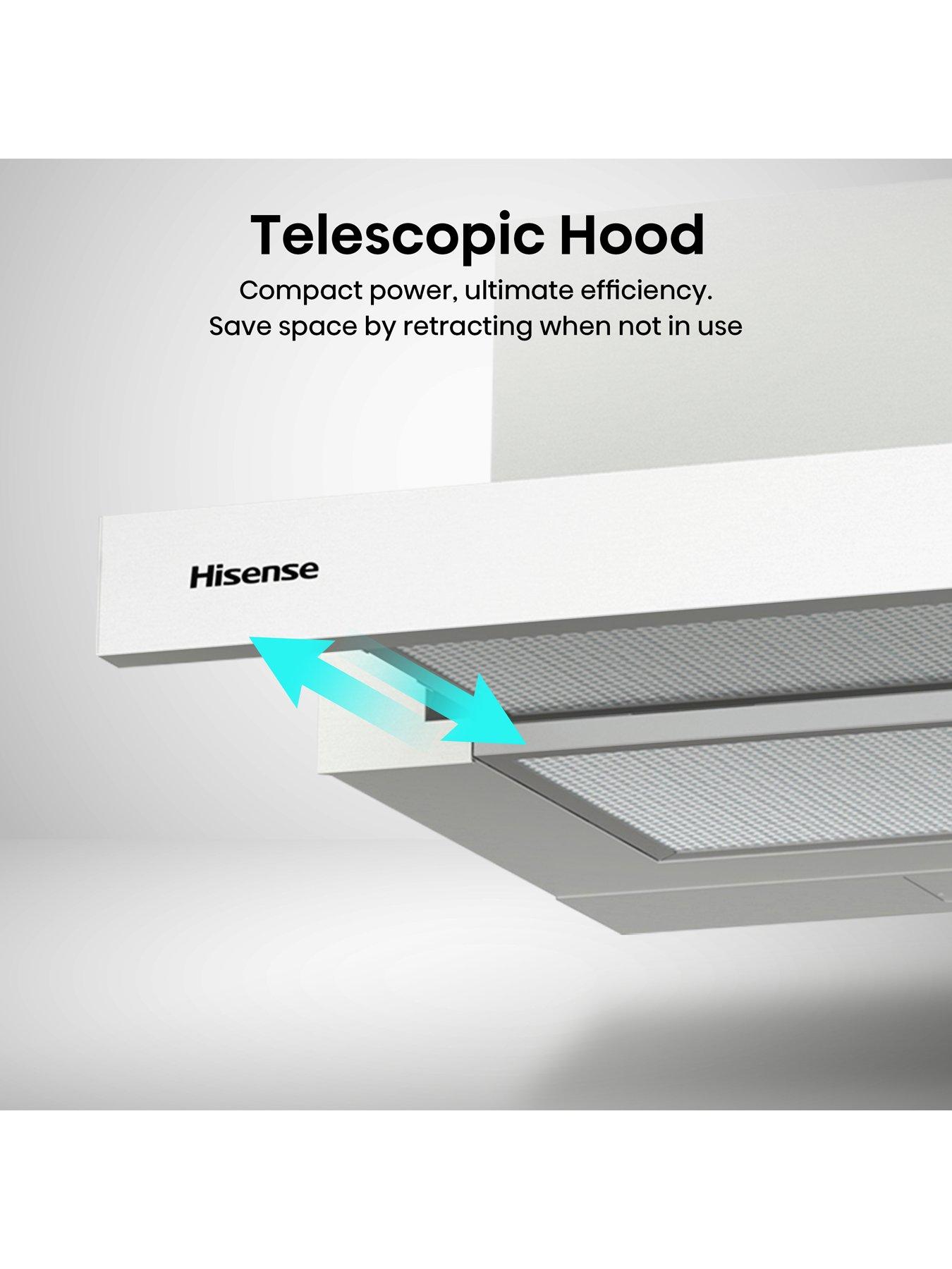 Image 3 of 7 of Hisense CH6T10BXUK 60cm Telescopic Cooker Hood - Stainless Steel