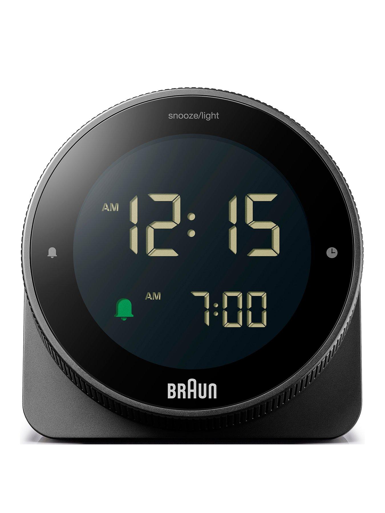 Braun Touch Display Digital Alarm Clock