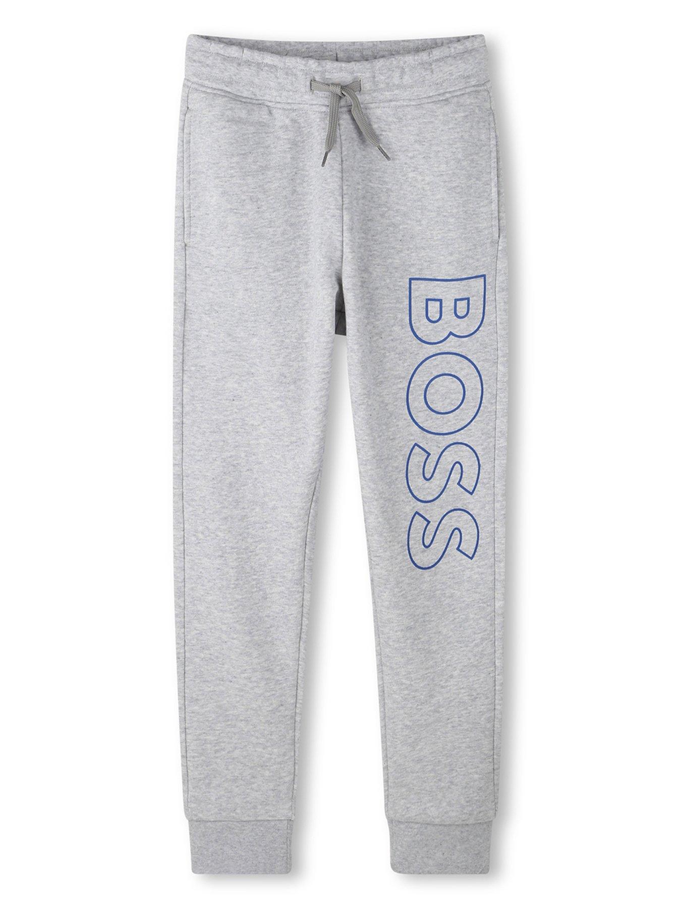 undefined Boys Logo Jog Pants - Grey