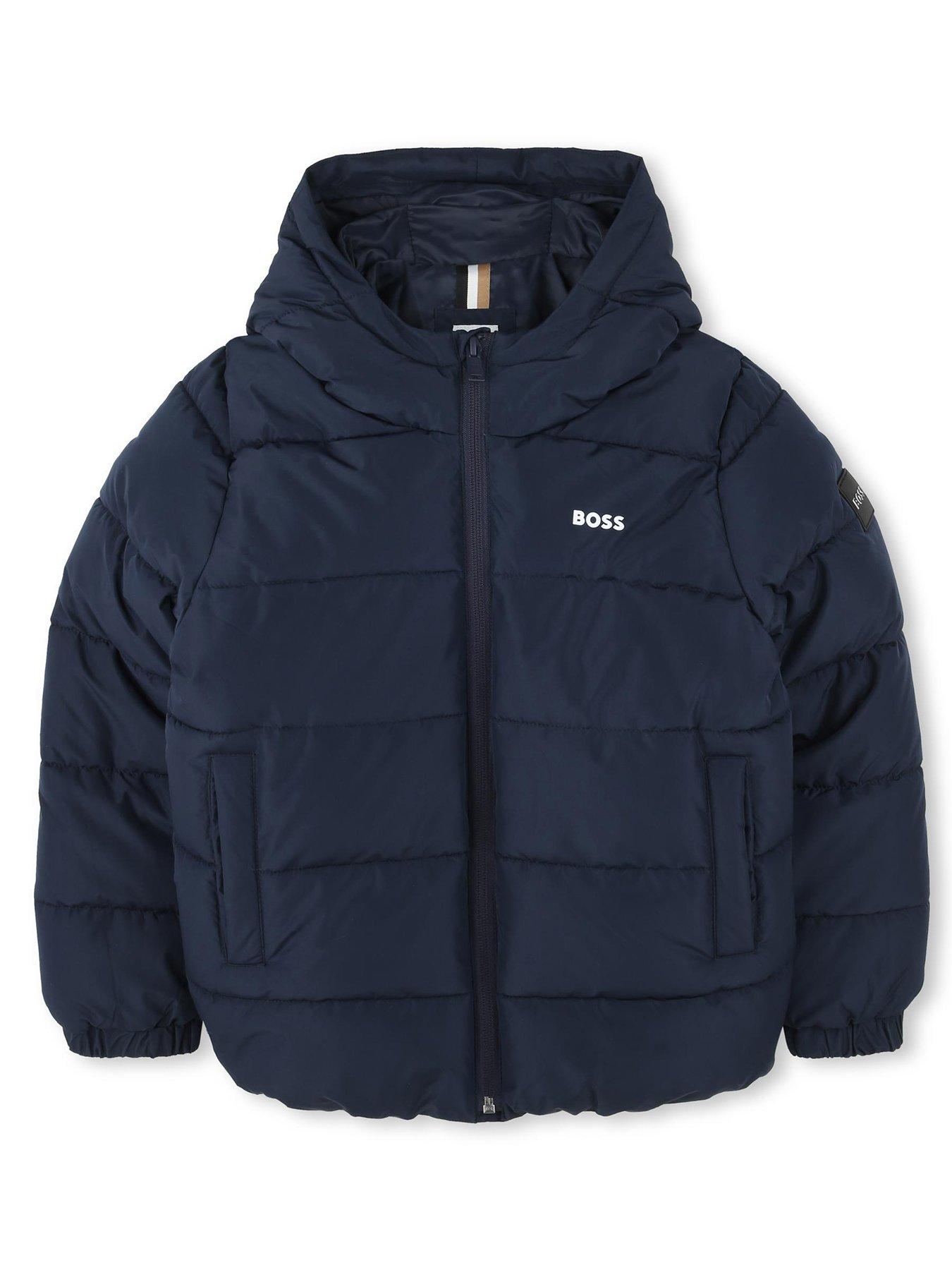 Boys boss coat clearance