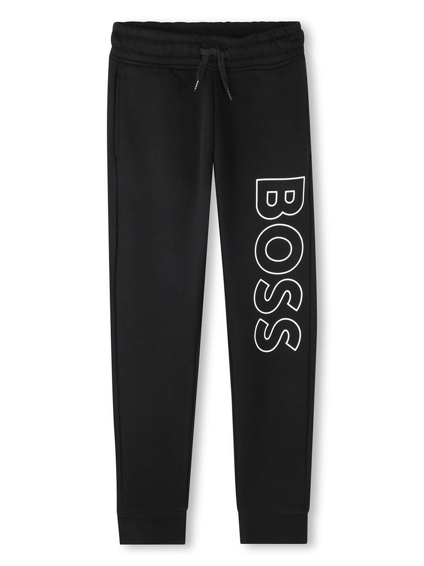 undefined Boys Logo Jog Pants - Black